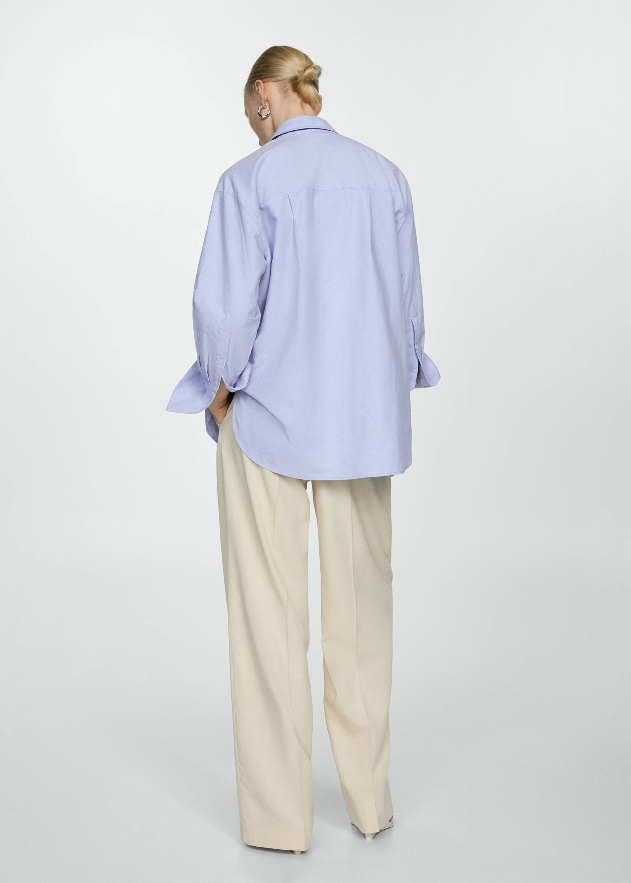 Chemise en coton avec poches - Verso de l’article