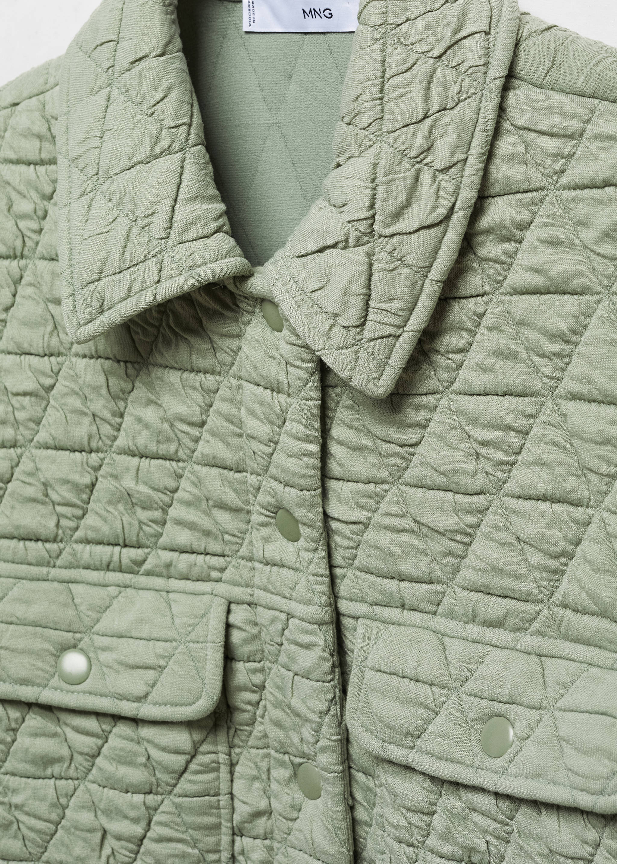 Quilted gilet with buttons - Details of the article 8