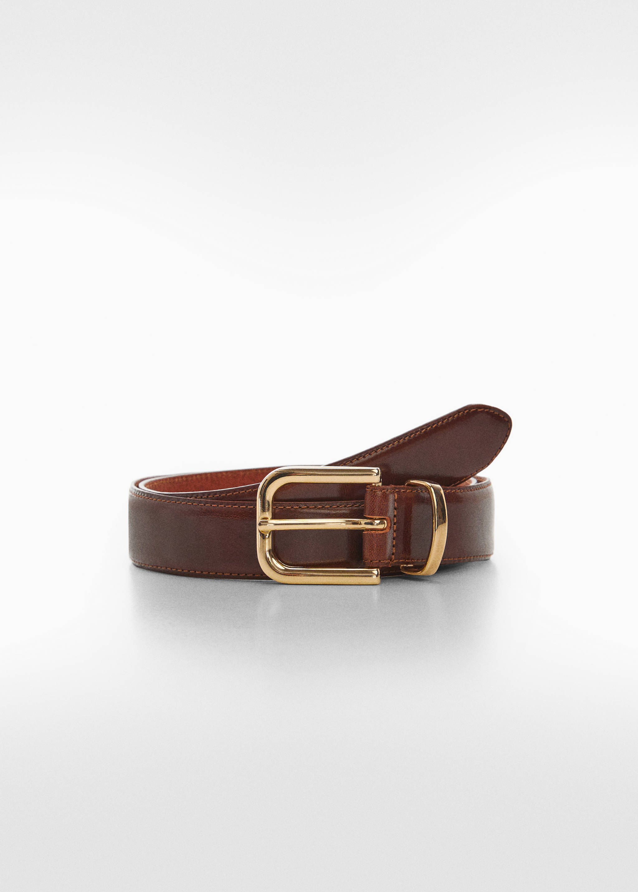 Buckle leather belt - Article without model