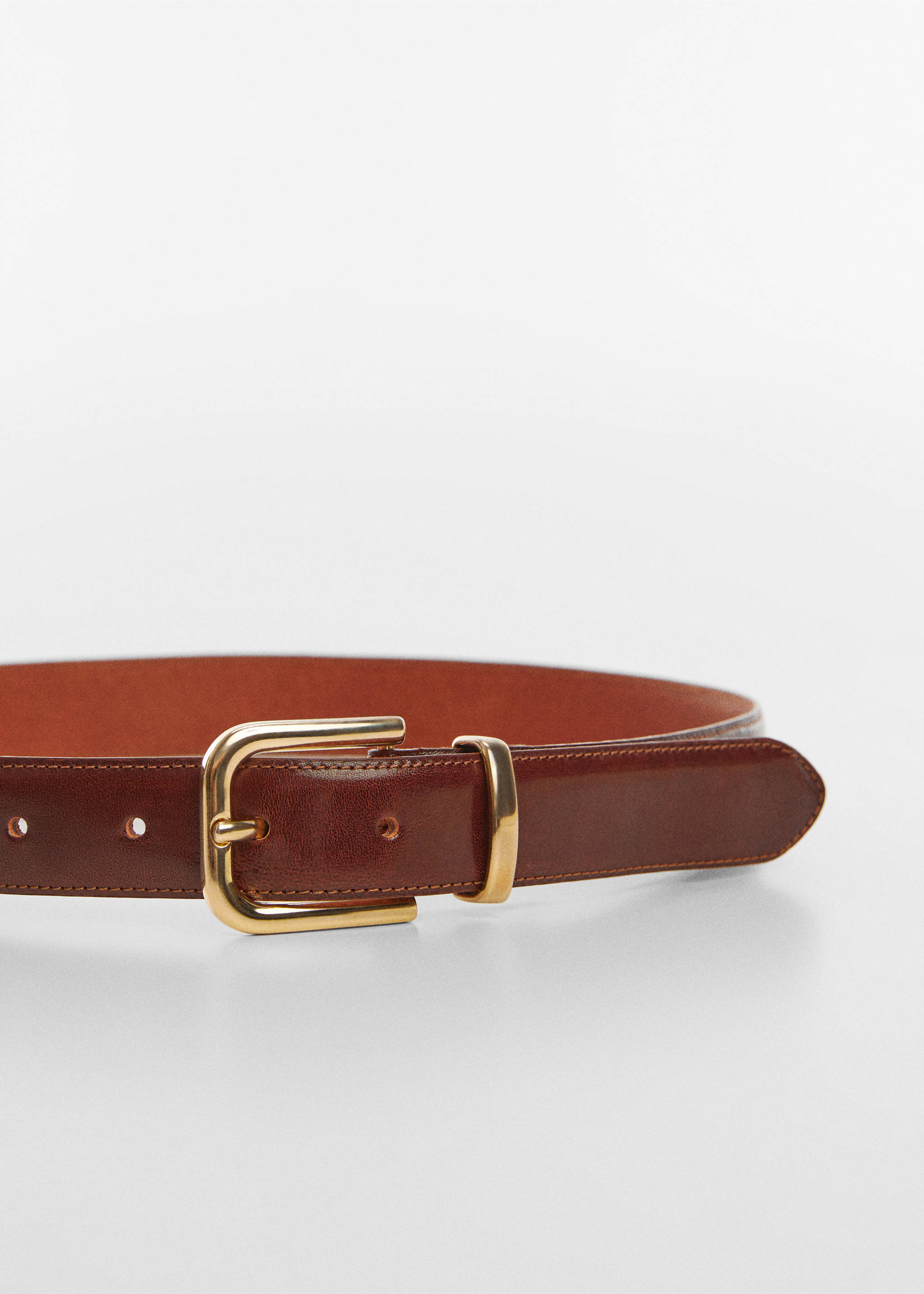 Buckle leather belt - Details of the article 2