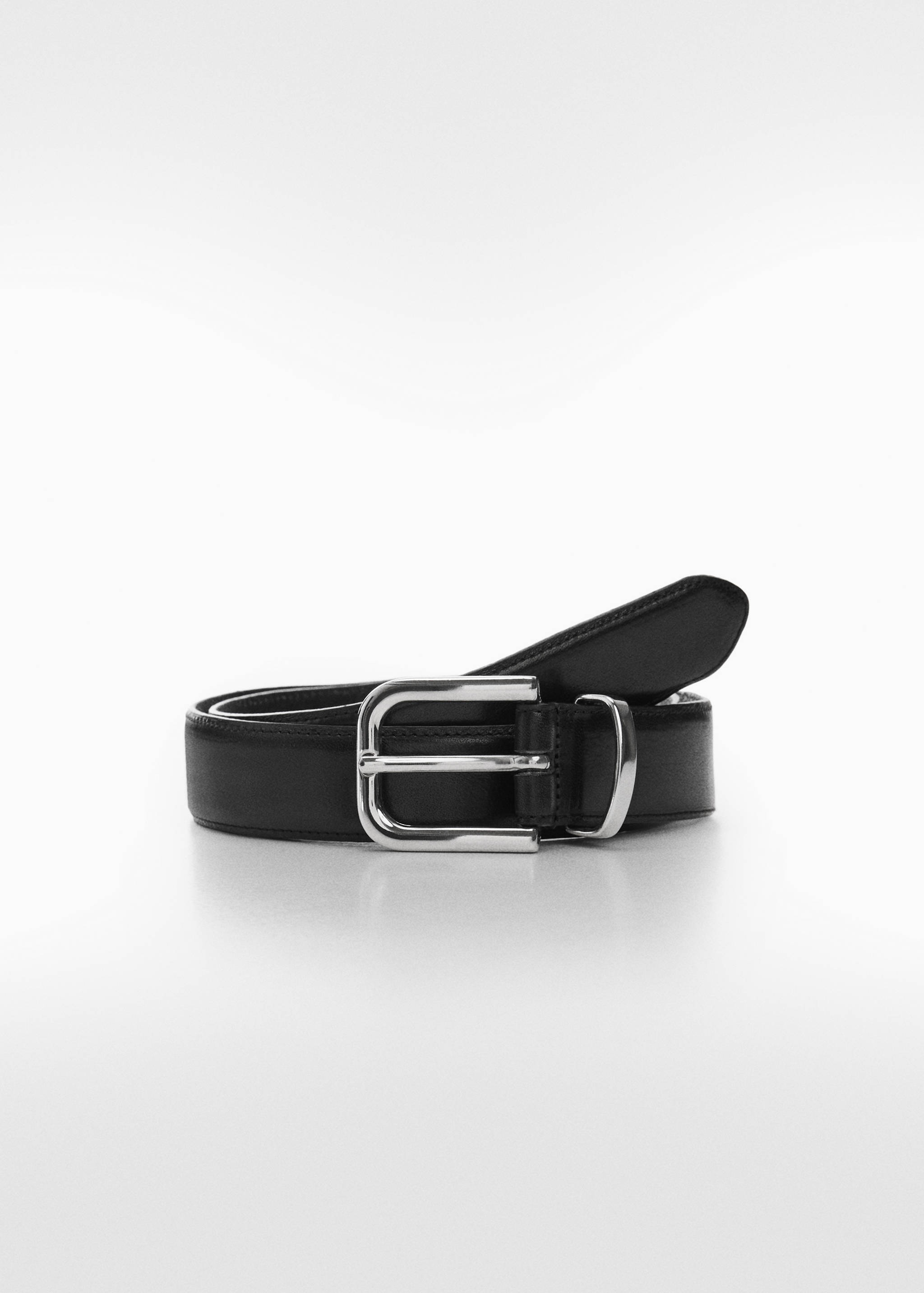 Buckle leather belt - Article without model