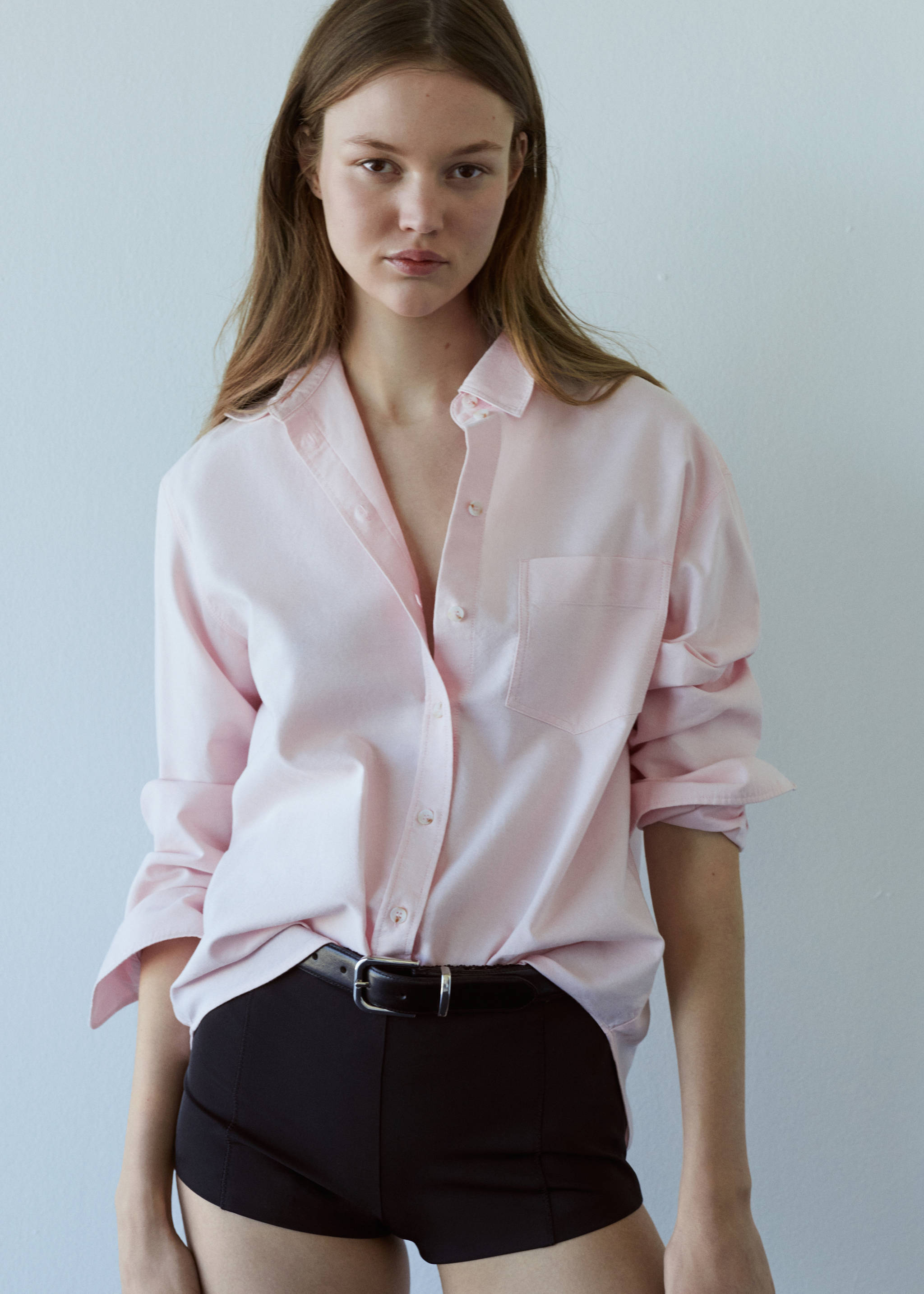 Buckle leather belt - Details of the article 9