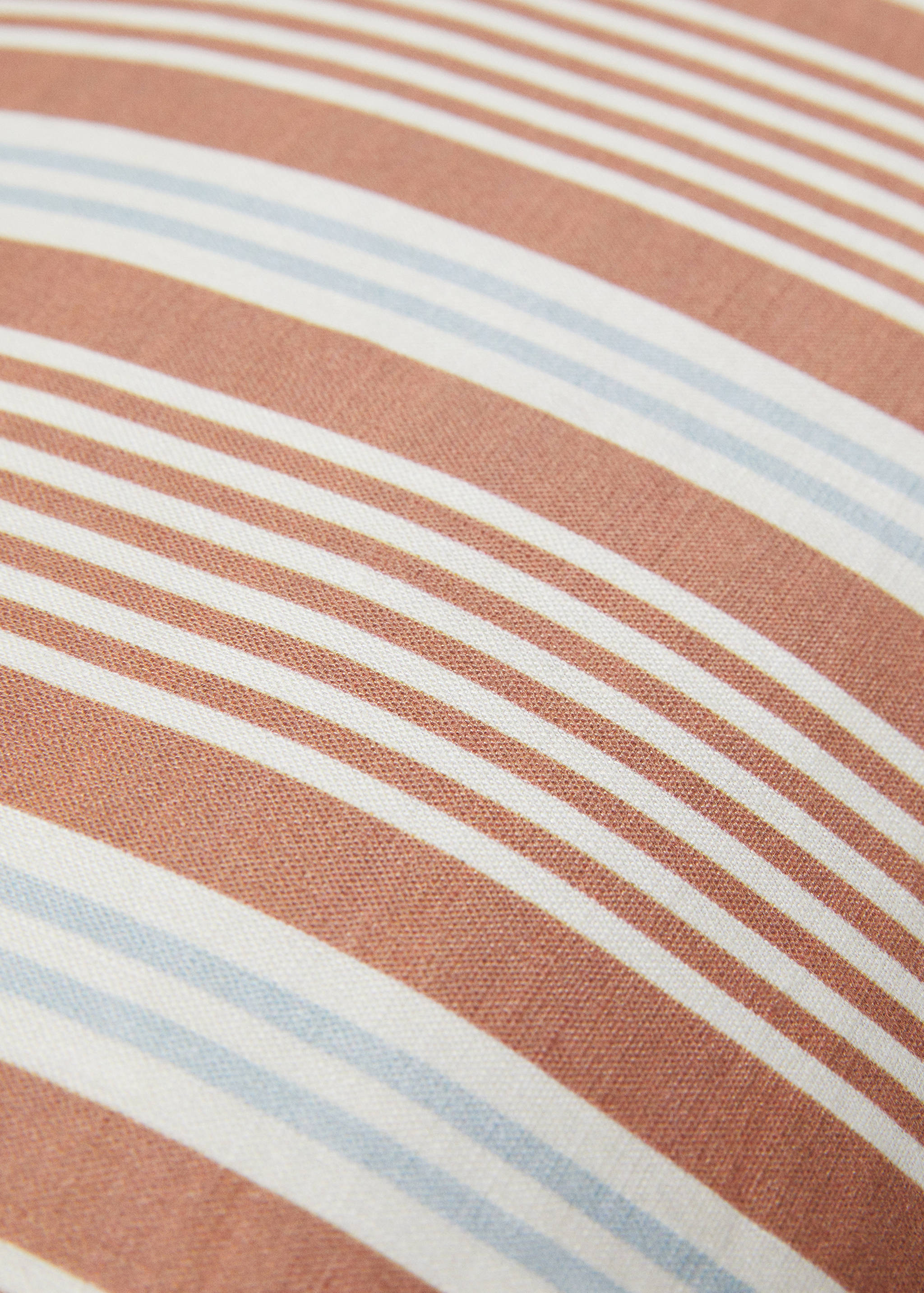 Kissenhülle aus Leinen mit gewebtem Streifenmuster 30 x 50 cm - Detail des Artikels 3