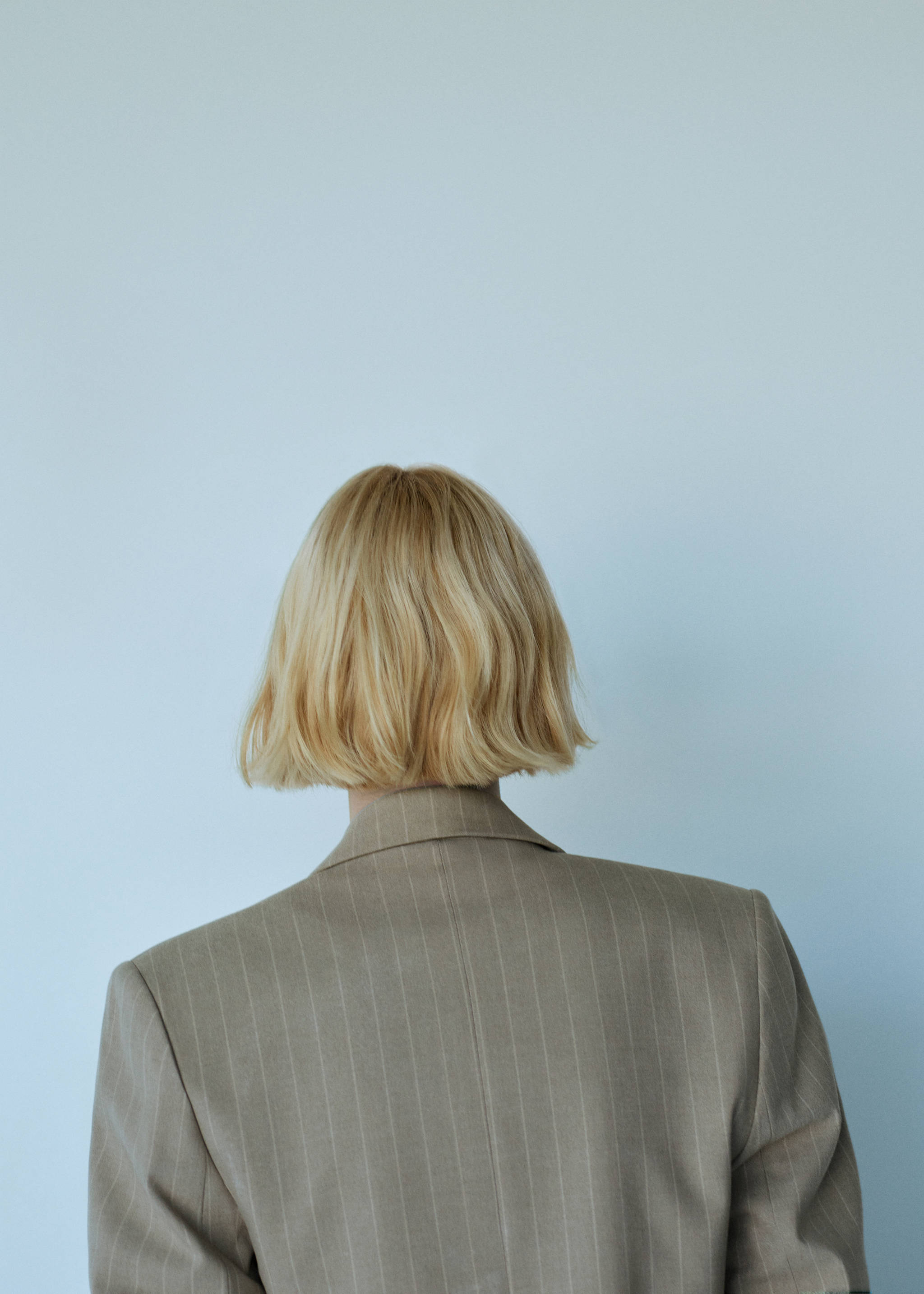 Pinstripe suit trousers - Details of the article 7