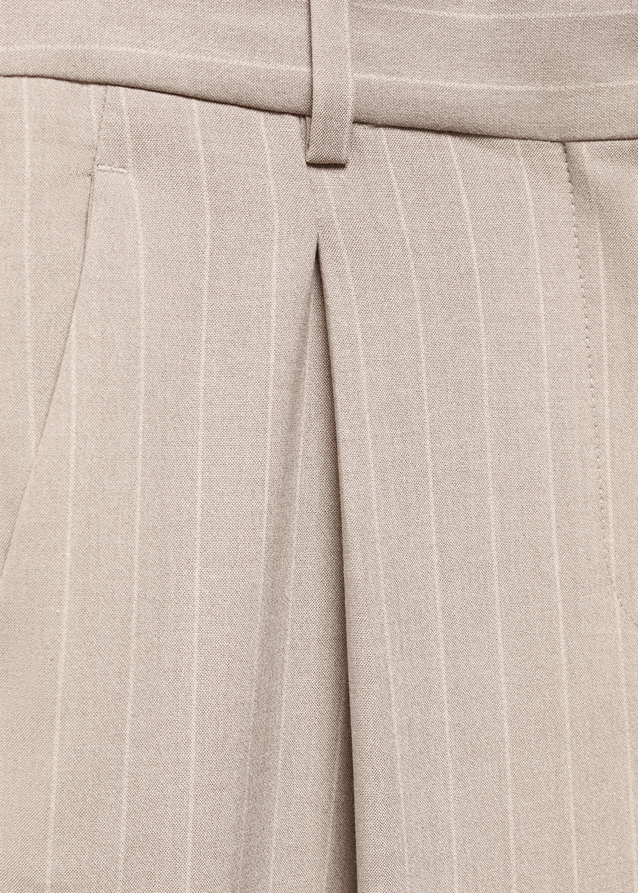 Pinstripe suit trousers - Details of the article 8