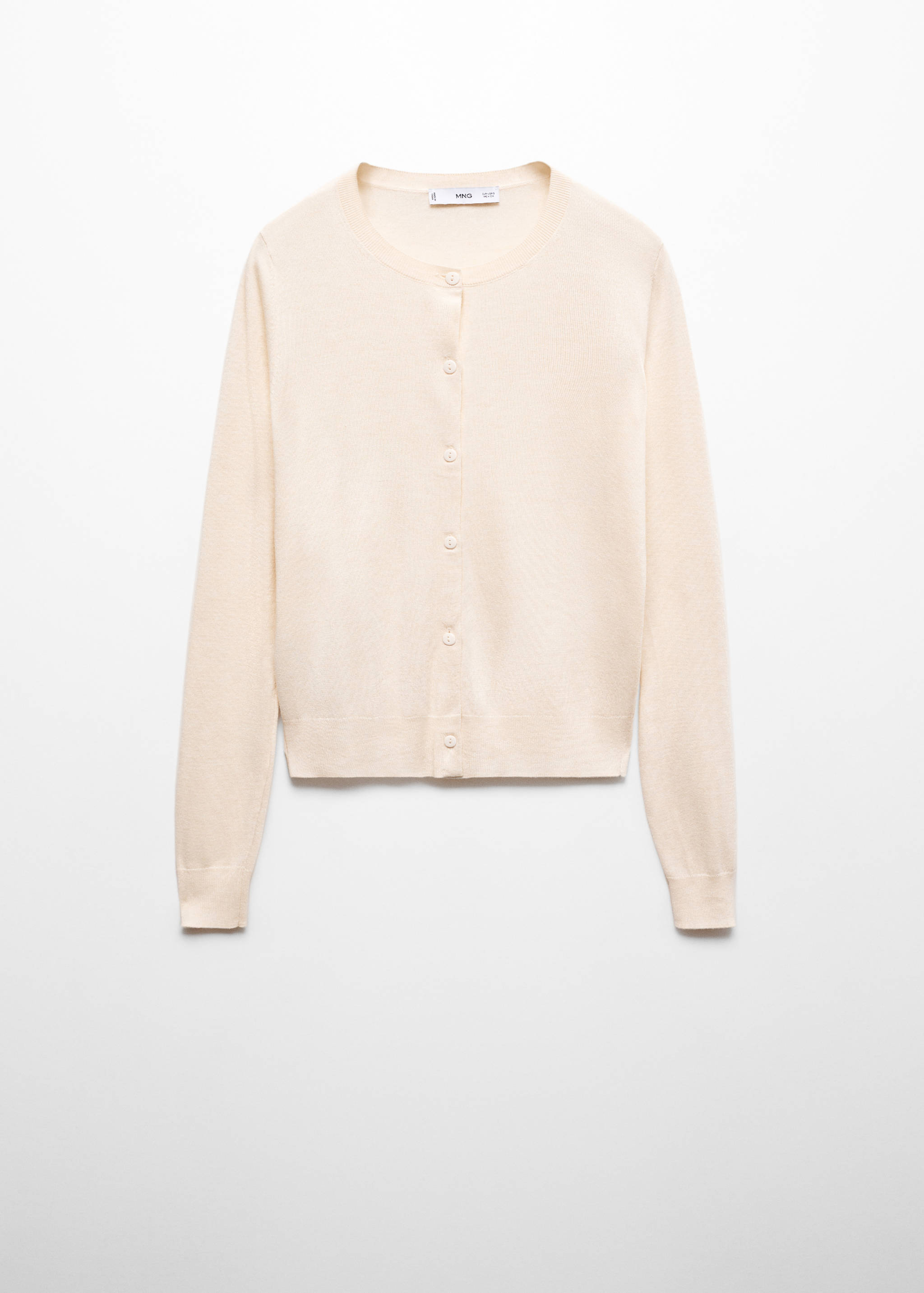 Button knit cardigan - Article without model