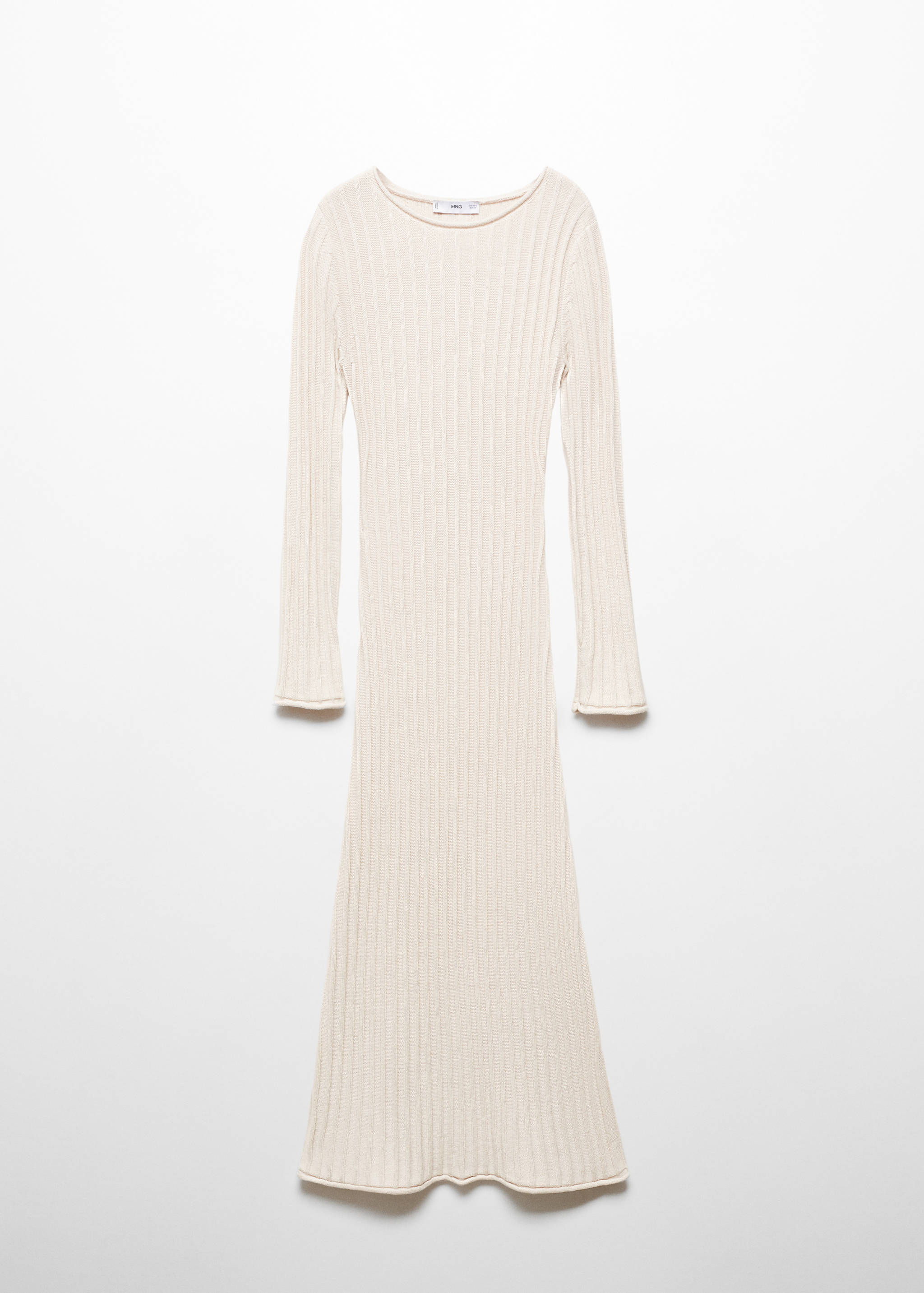 Ribbed knit dress - Article without model