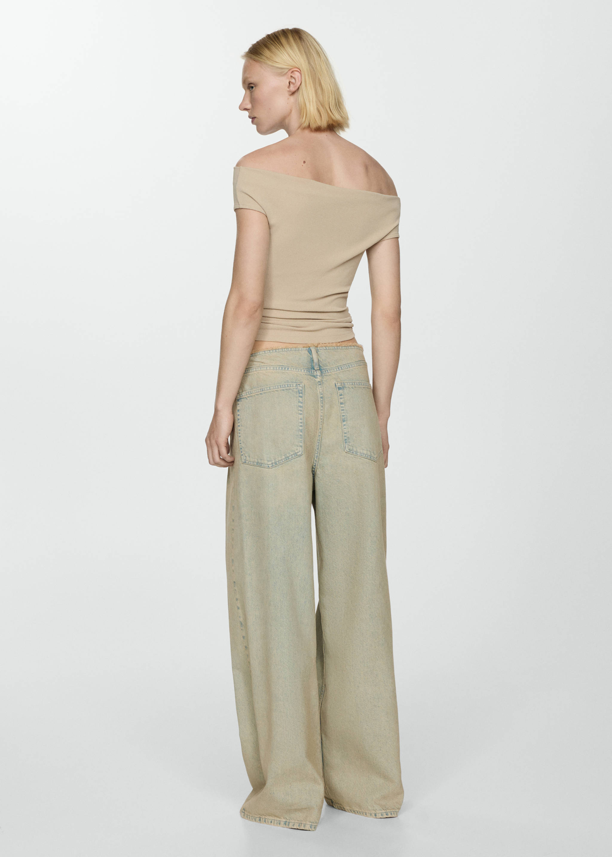 Джинсы wideleg super loose - Обратная сторона изделия