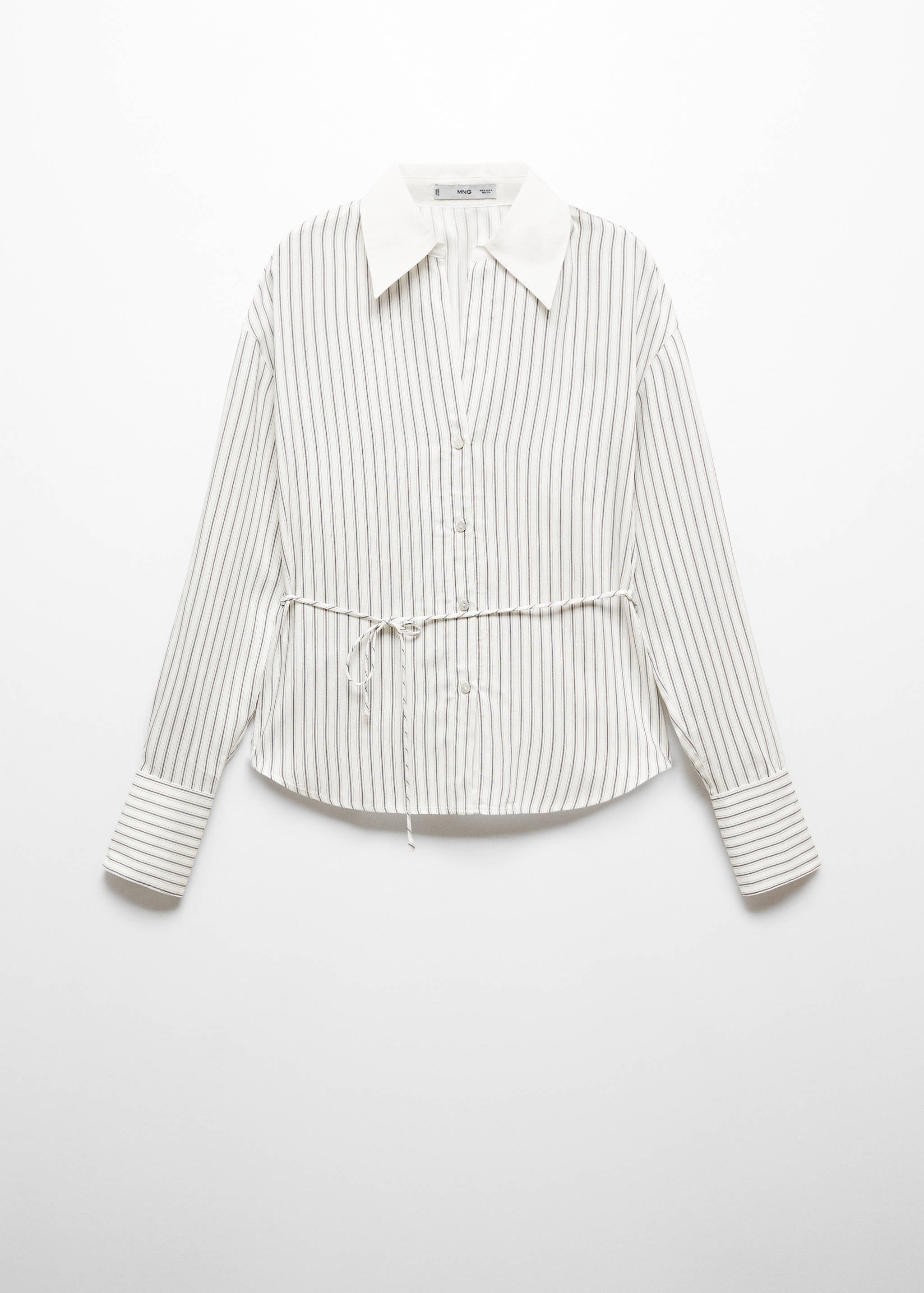 Striped bow blouse - Article without model