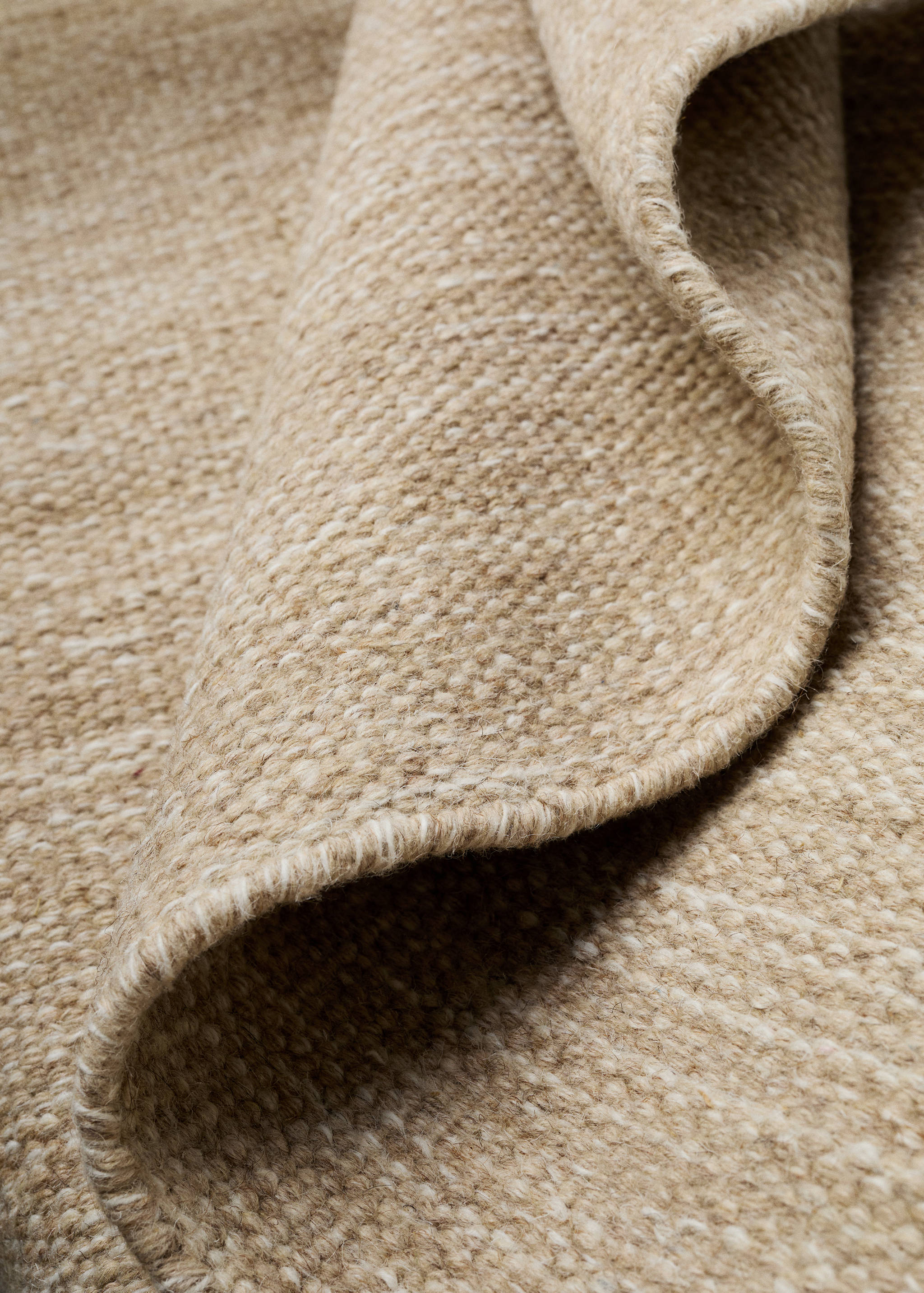 100% wool fringed-thread rug - Details of the article 1