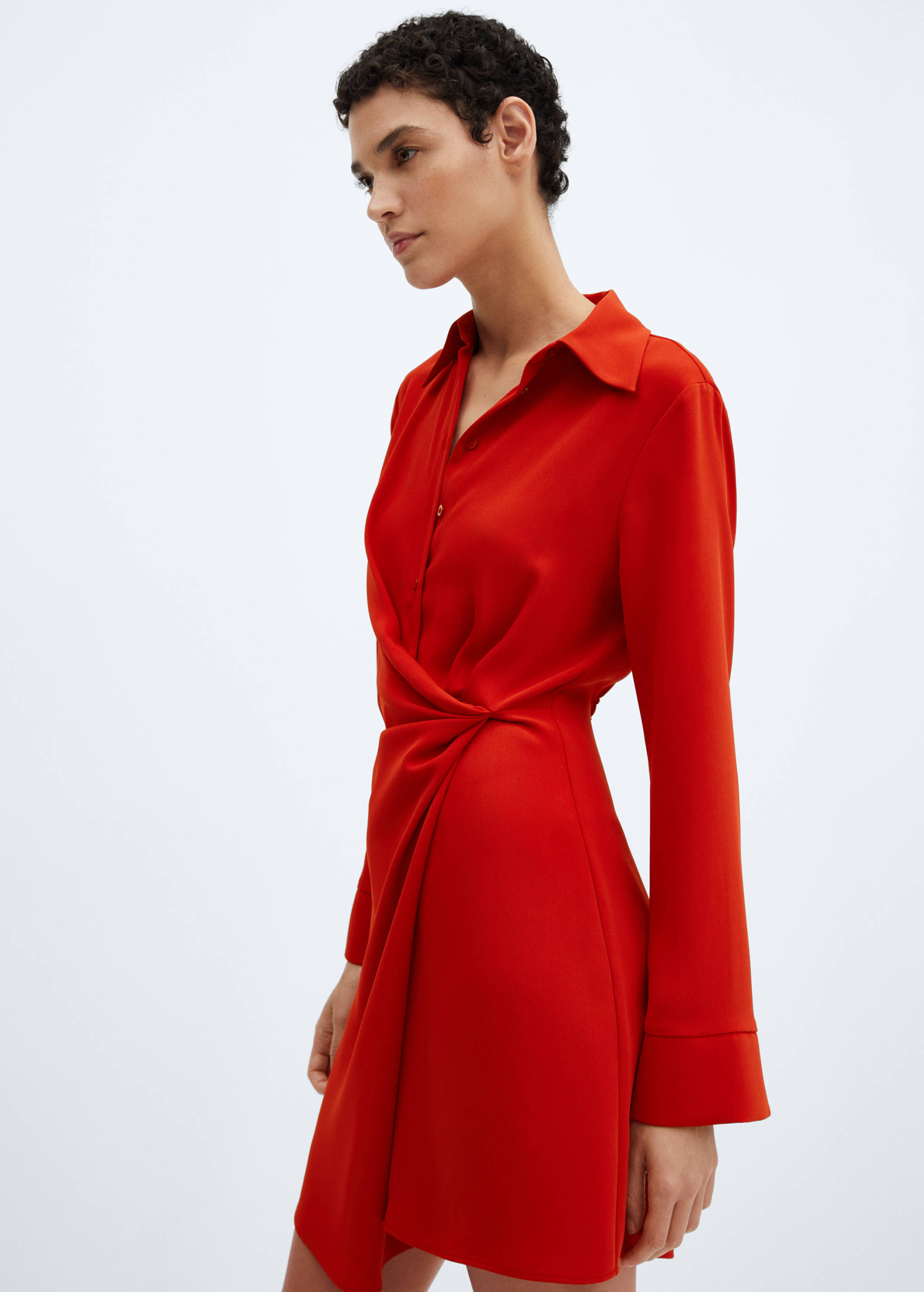 Draped wrap dress - Details of the article 6
