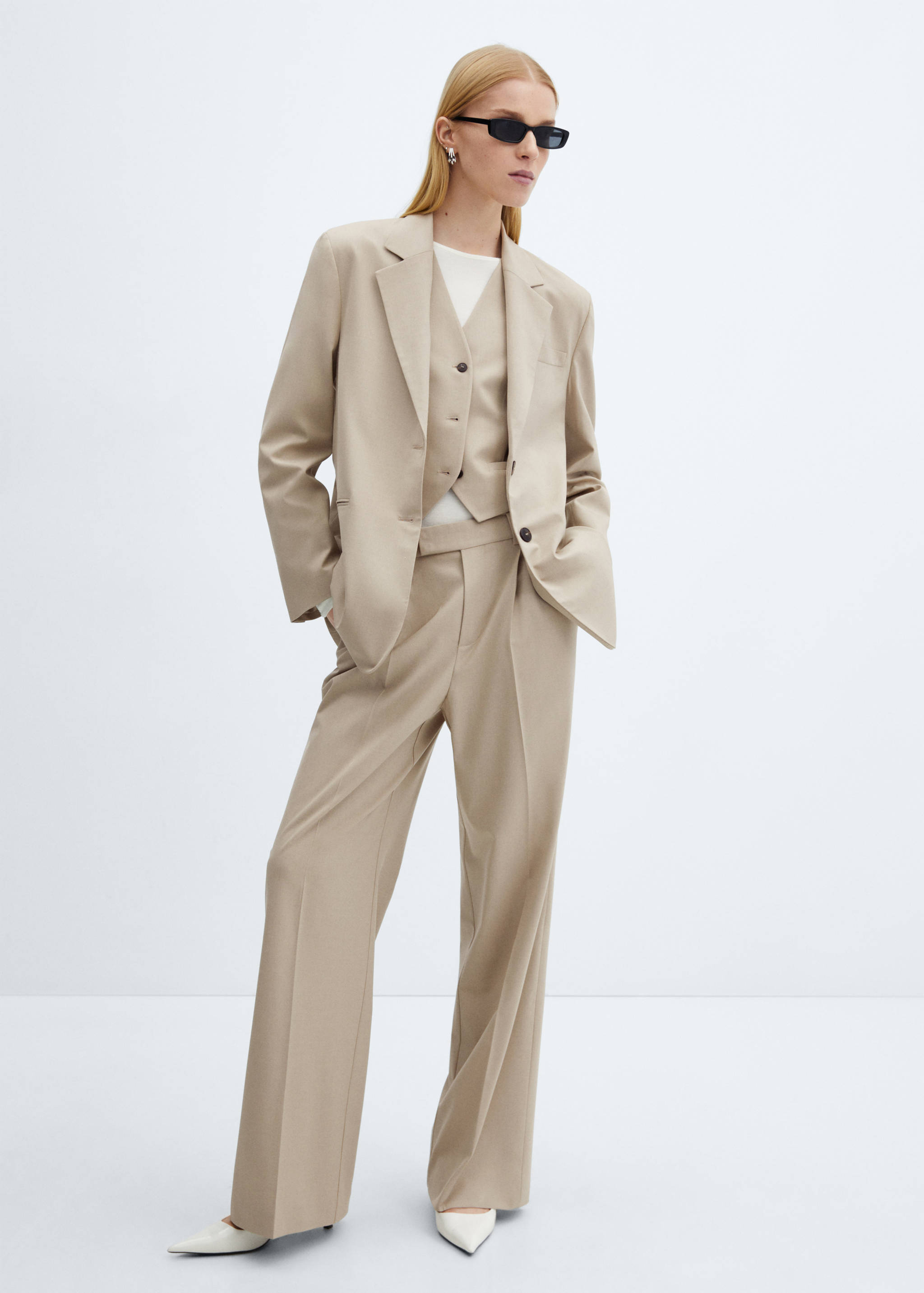 Veste costume boutons - Plan général