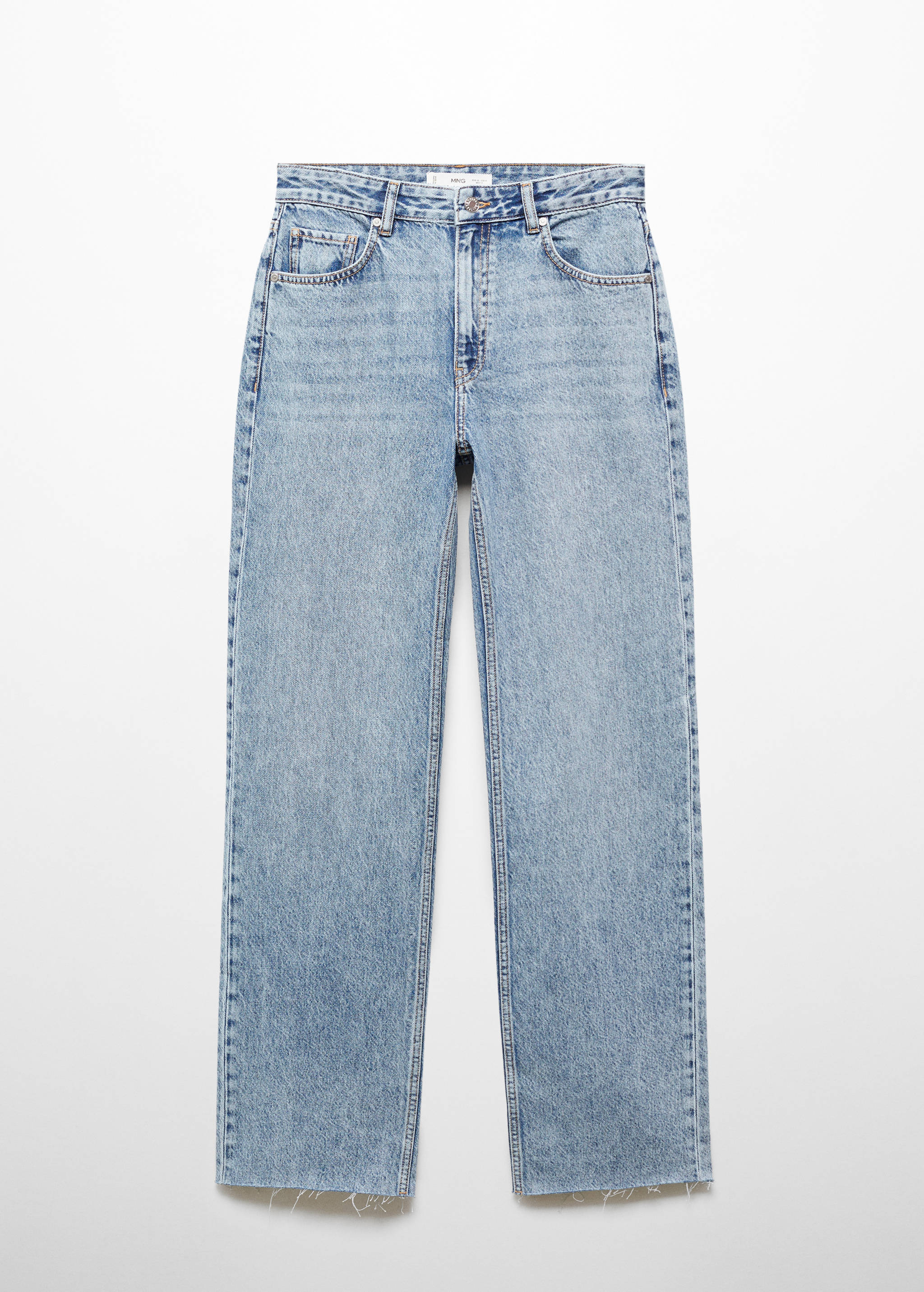 Jeans wideleg tiro medio - Artículo sin modelo