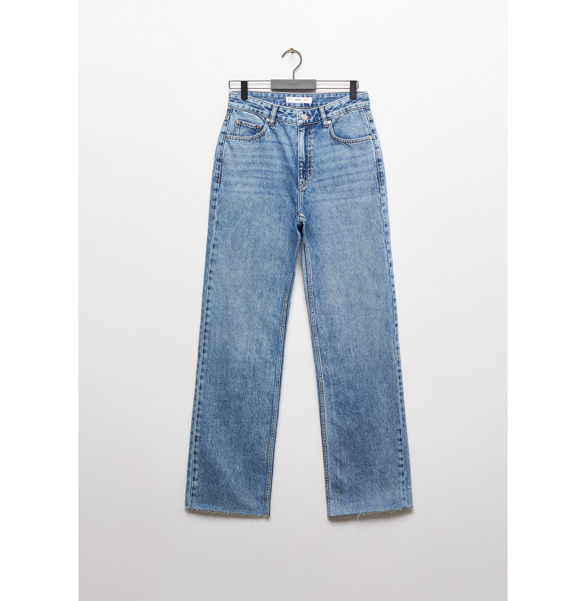 Jeans wideleg tiro medio - Artículo sin modelo