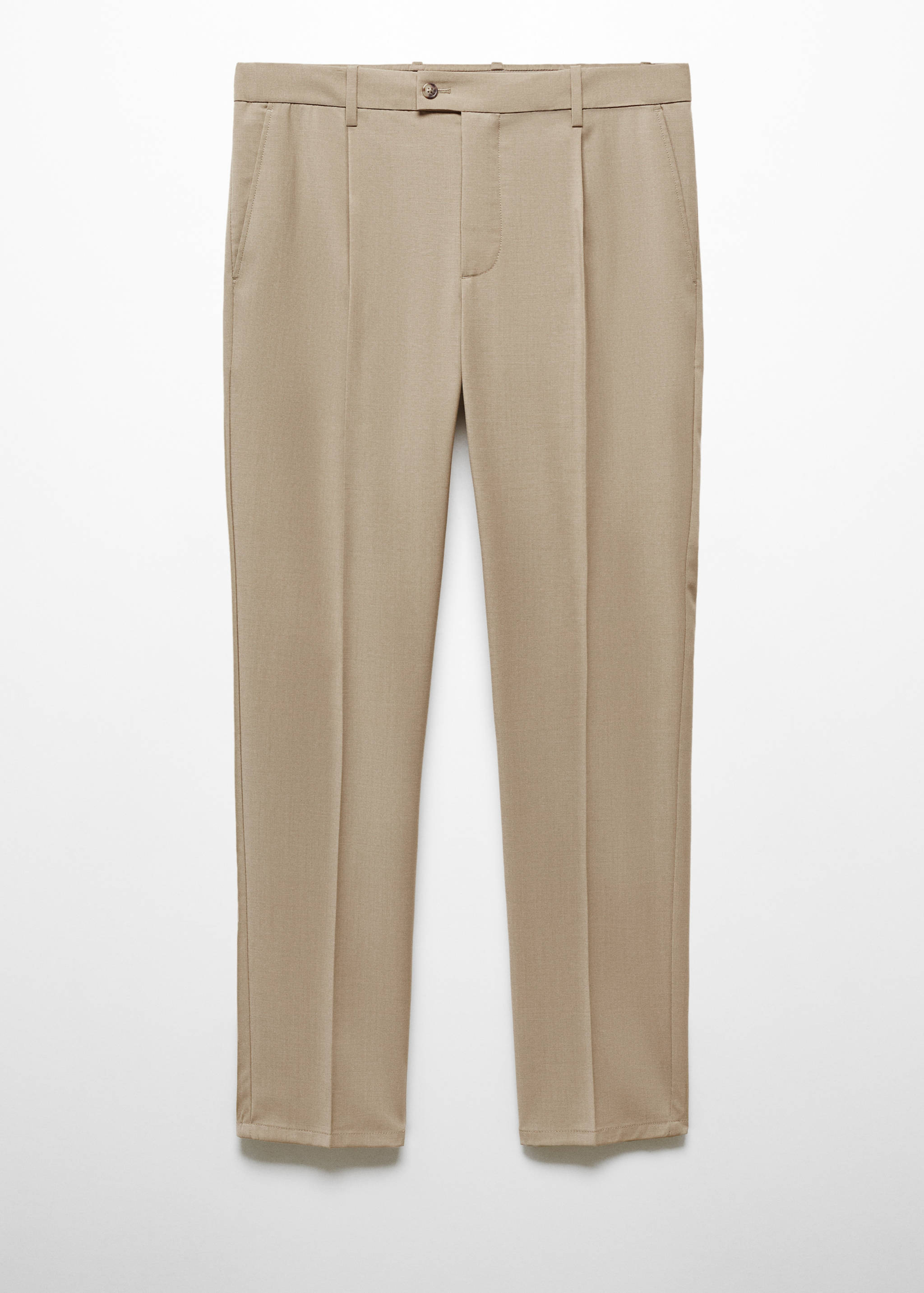 Cold wool pants with pleat detail - Article without model