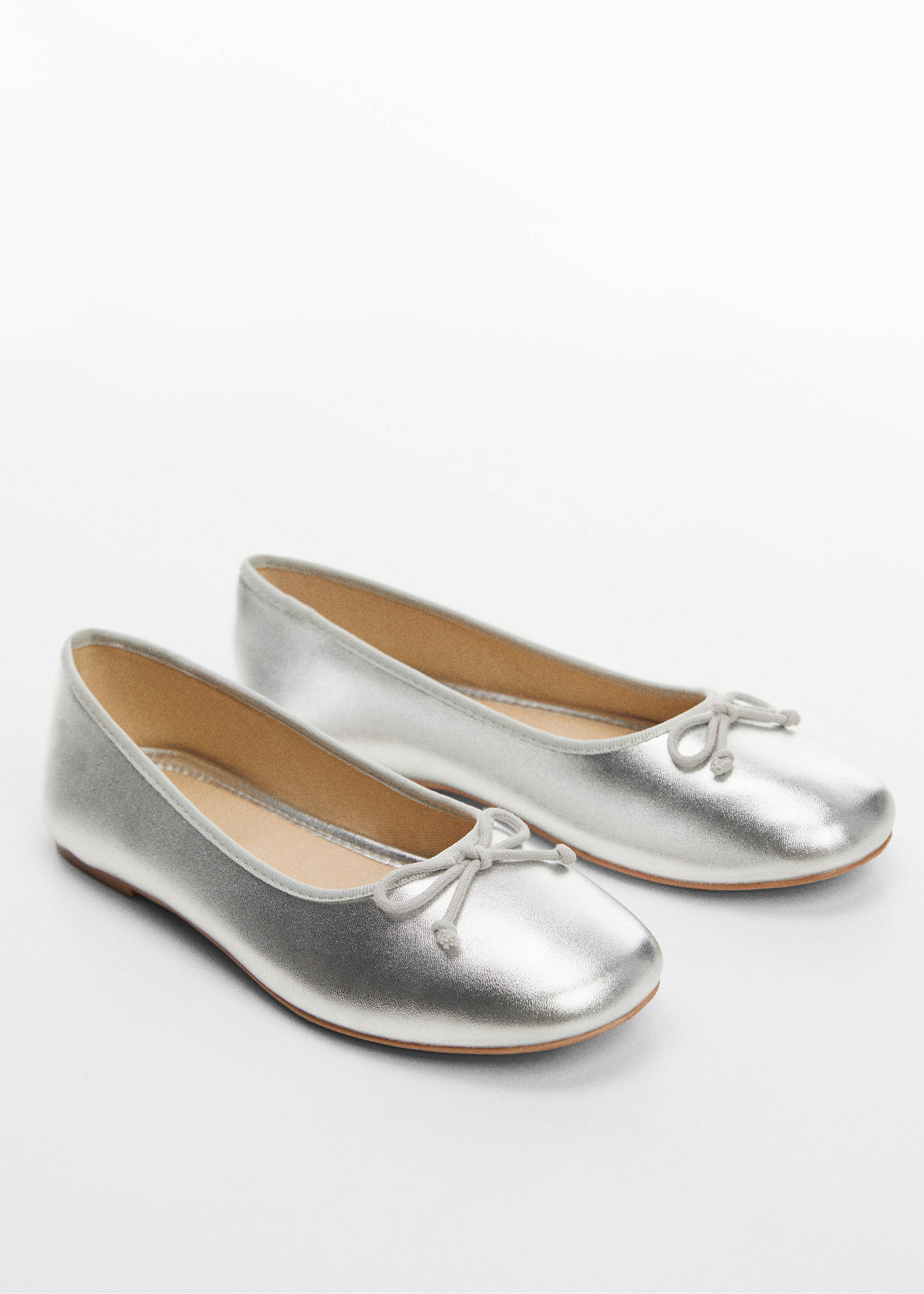 Bow ballerina - Medium plane, Silver. Ref: 67074440-00.