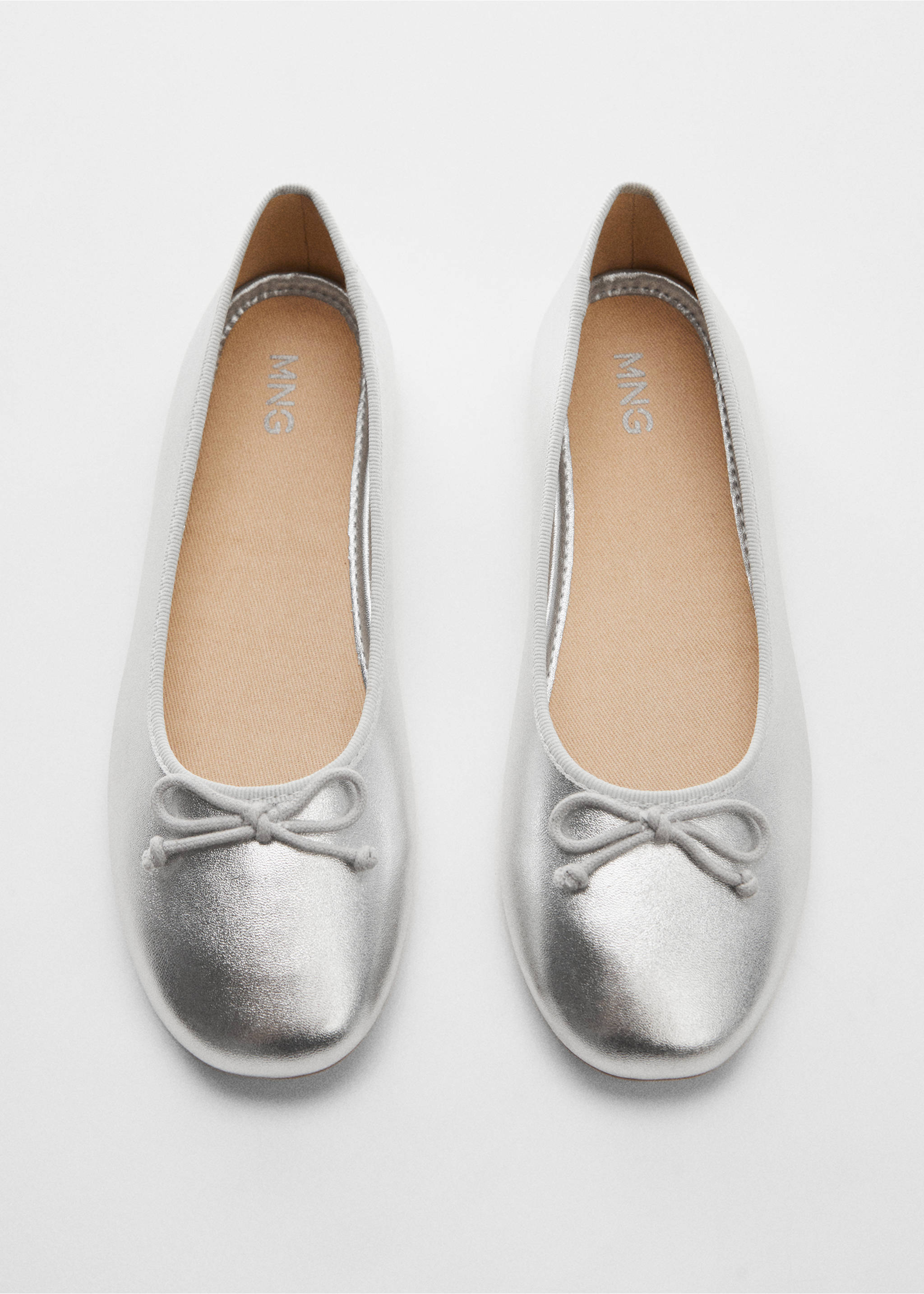 Bow ballerina - Details of the article 3, Silver. Ref: 67074440-00.