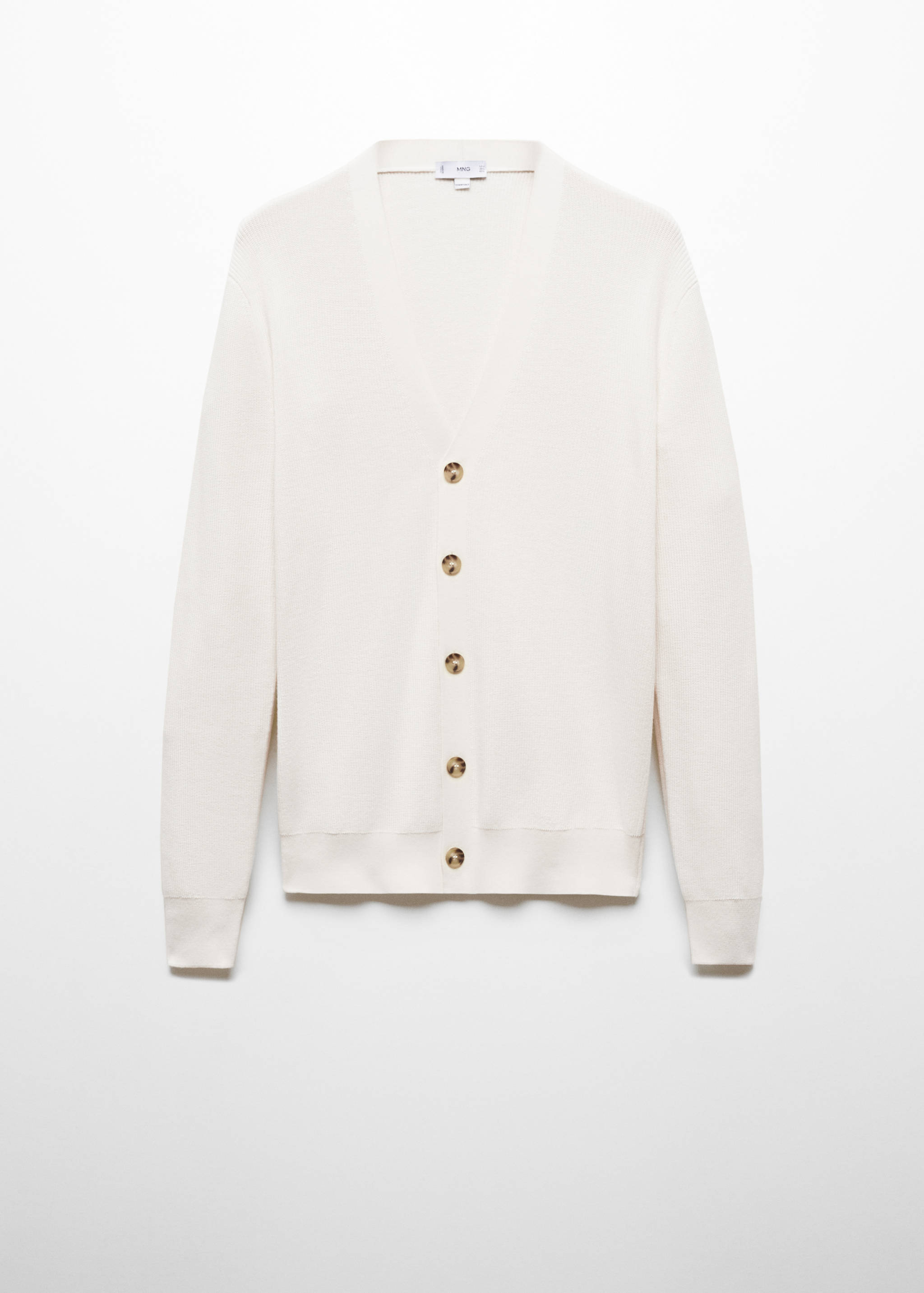 Cárdigan canalé botones - Artículo sin modelo