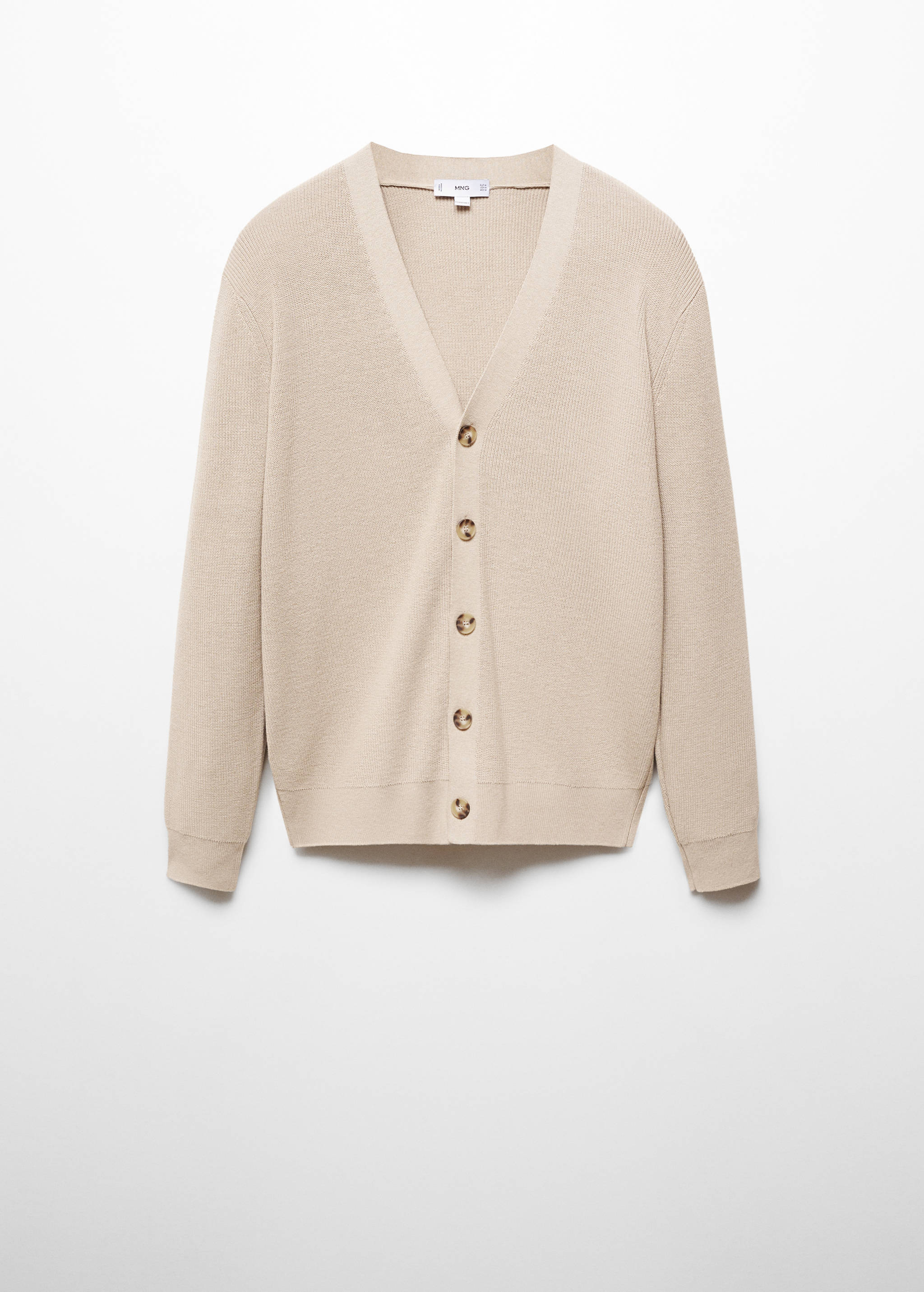 Cárdigan canalé botones - Artículo sin modelo