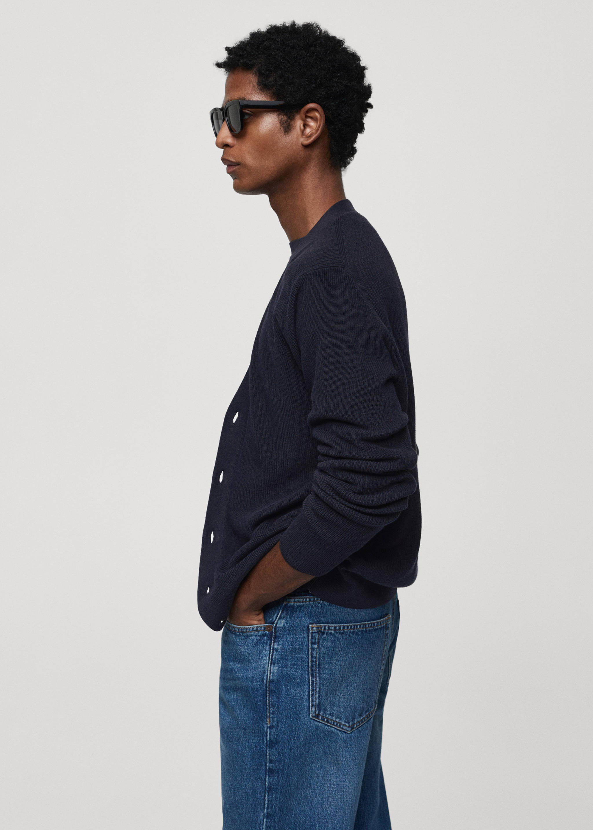 Cárdigan canalé botones - Detalle del artículo 2