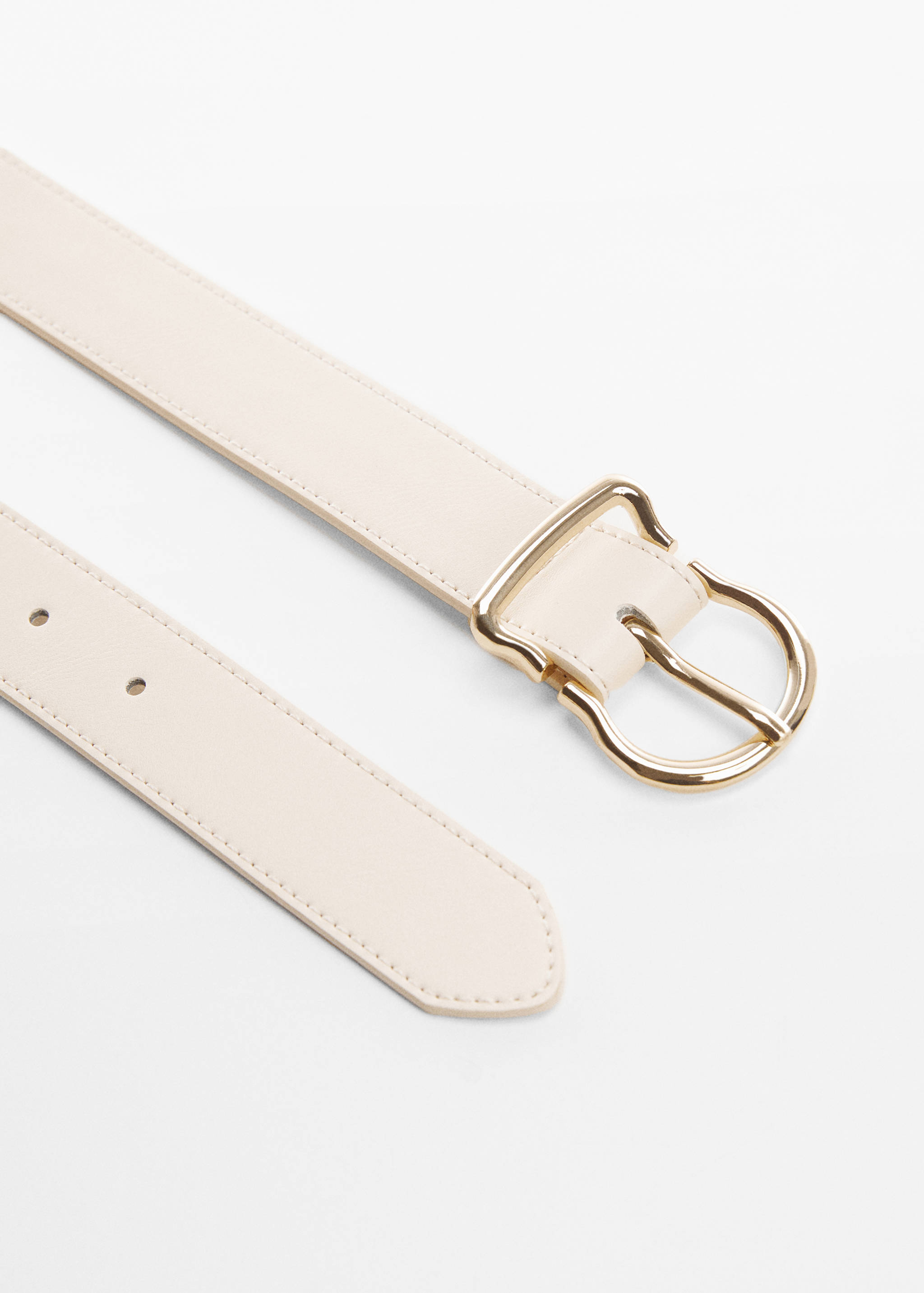Faux-leather belt - Medium plane