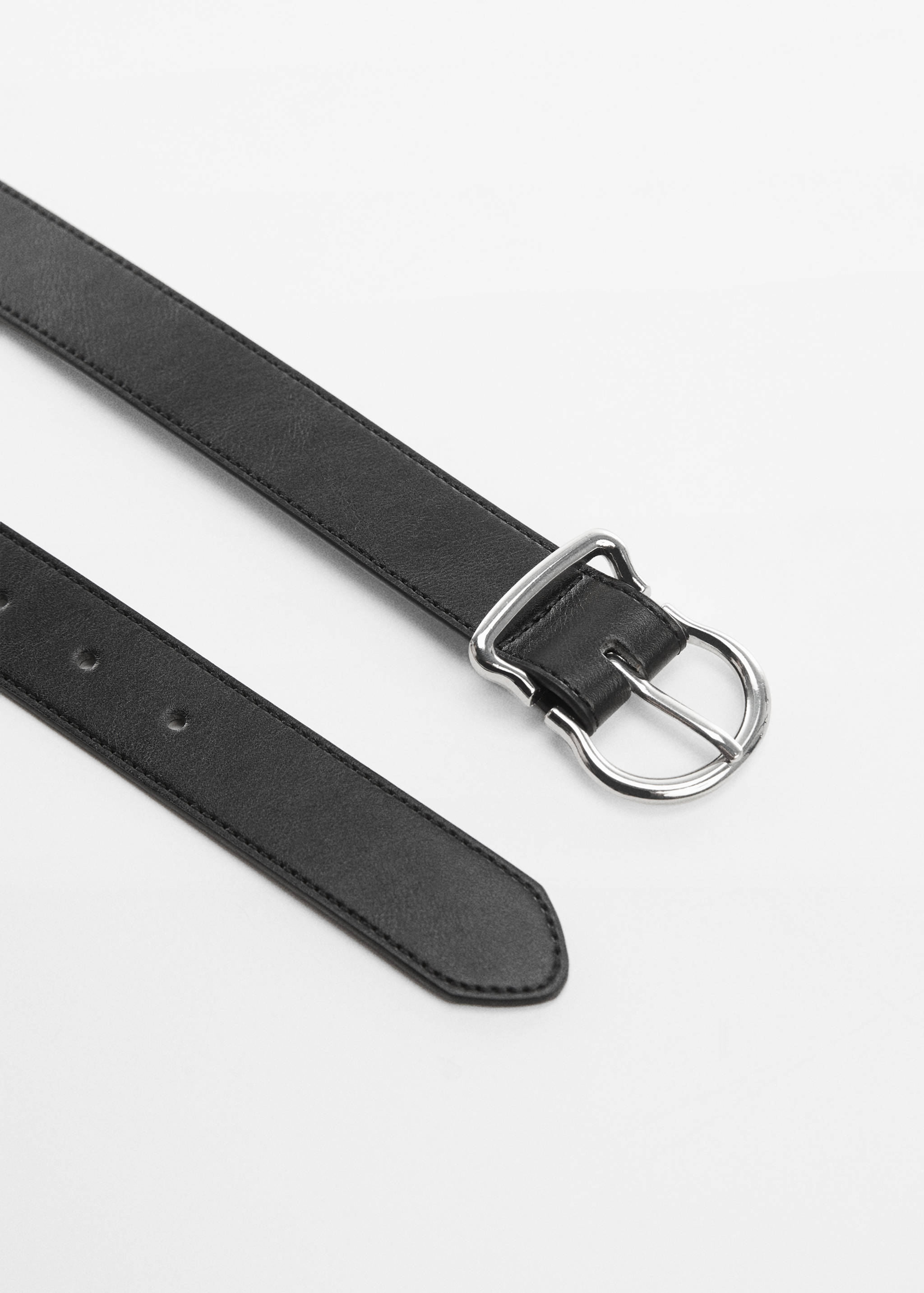 Faux-leather belt - Medium plane