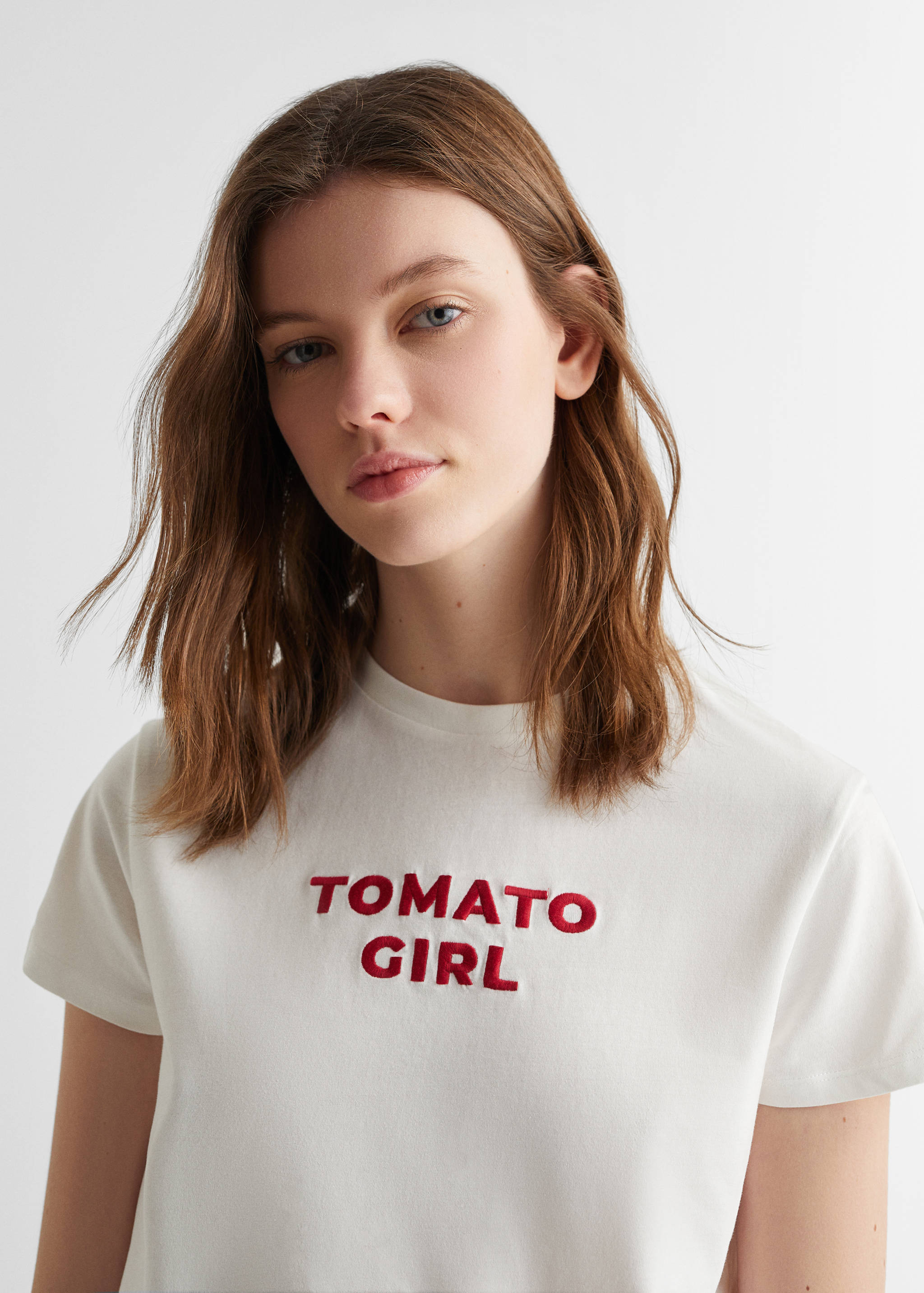 Printed message T-shirt - Details of the article 1