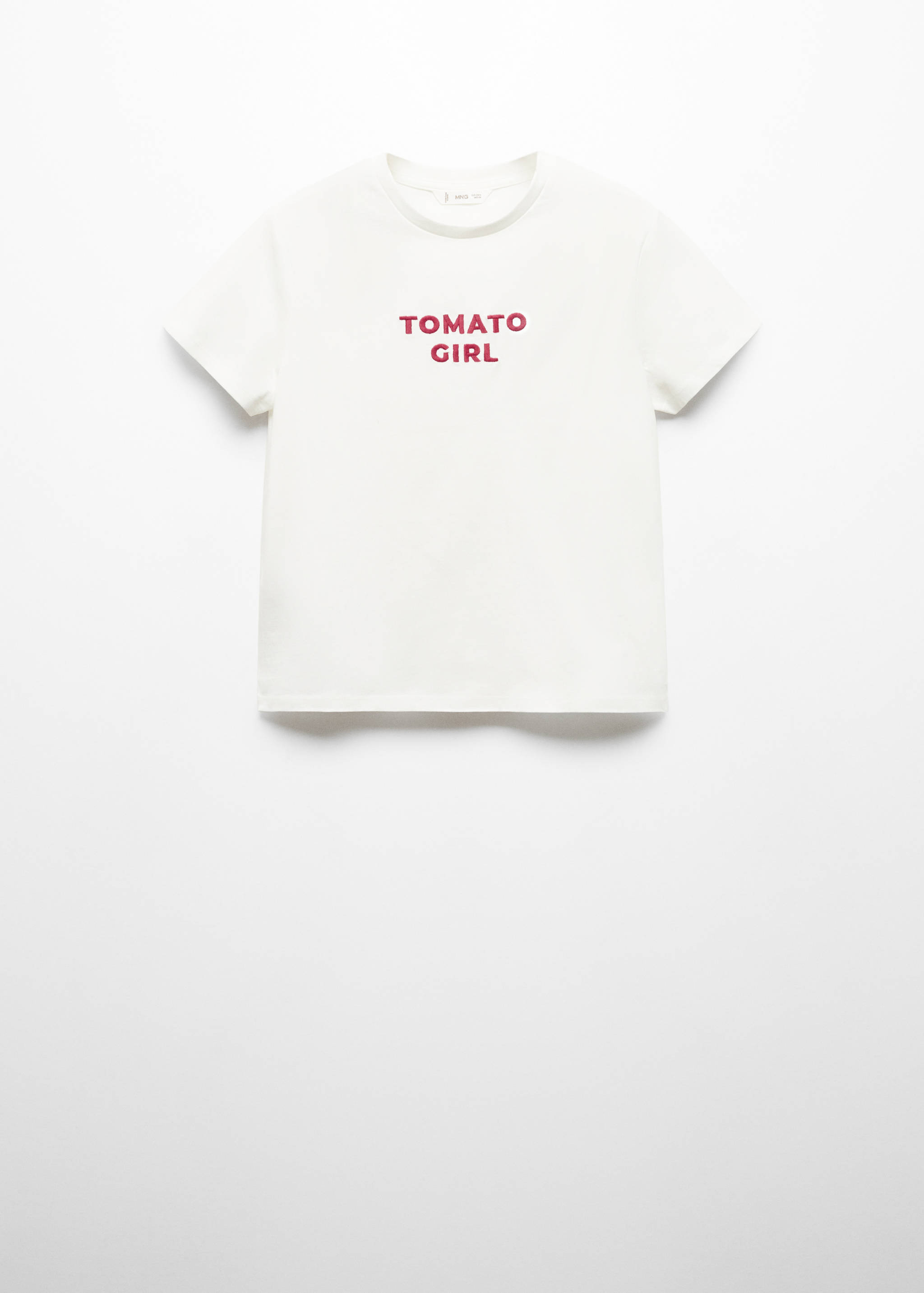 Printed message T-shirt - Article without model