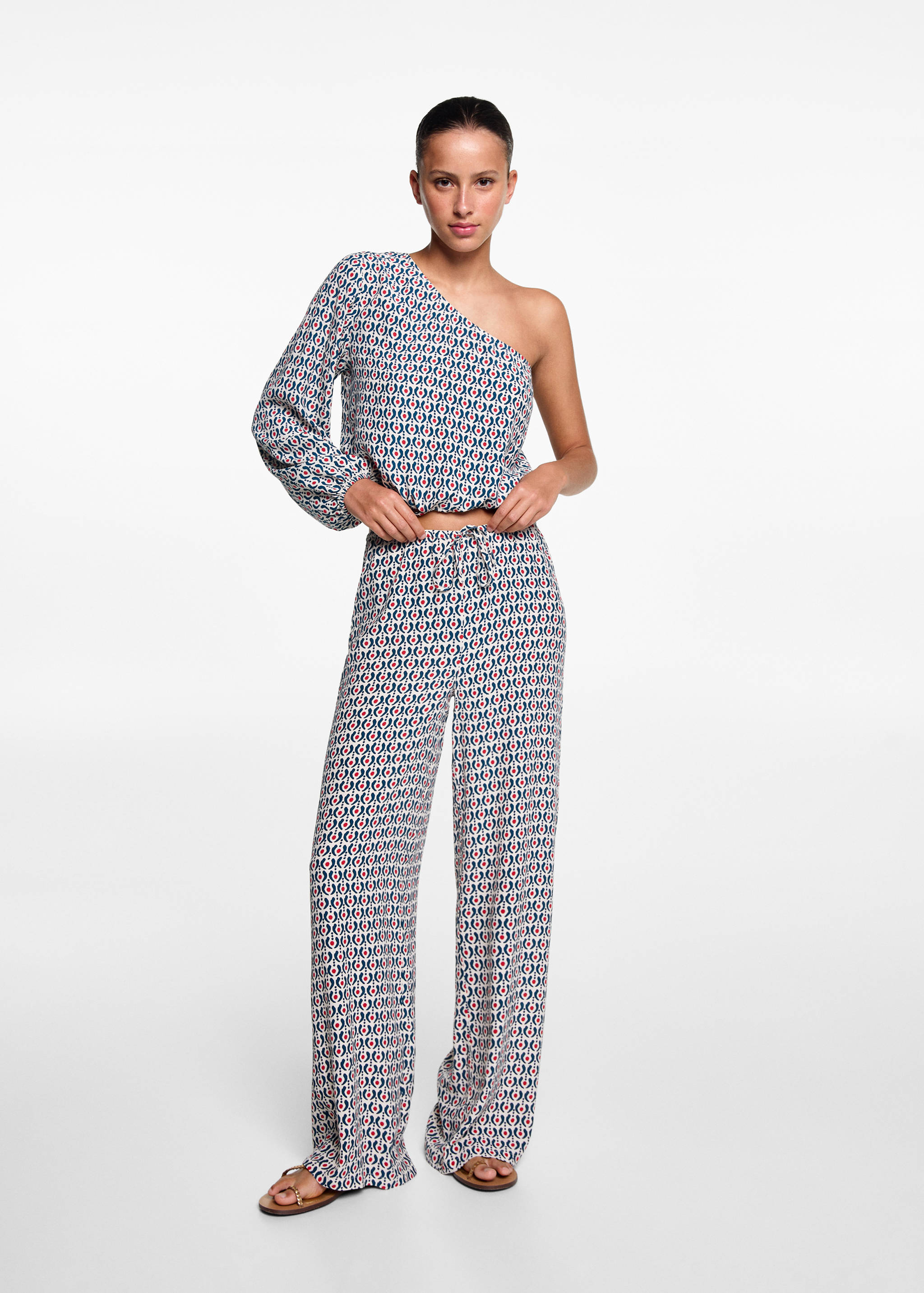 Pantalon droit imprimé - Plan général