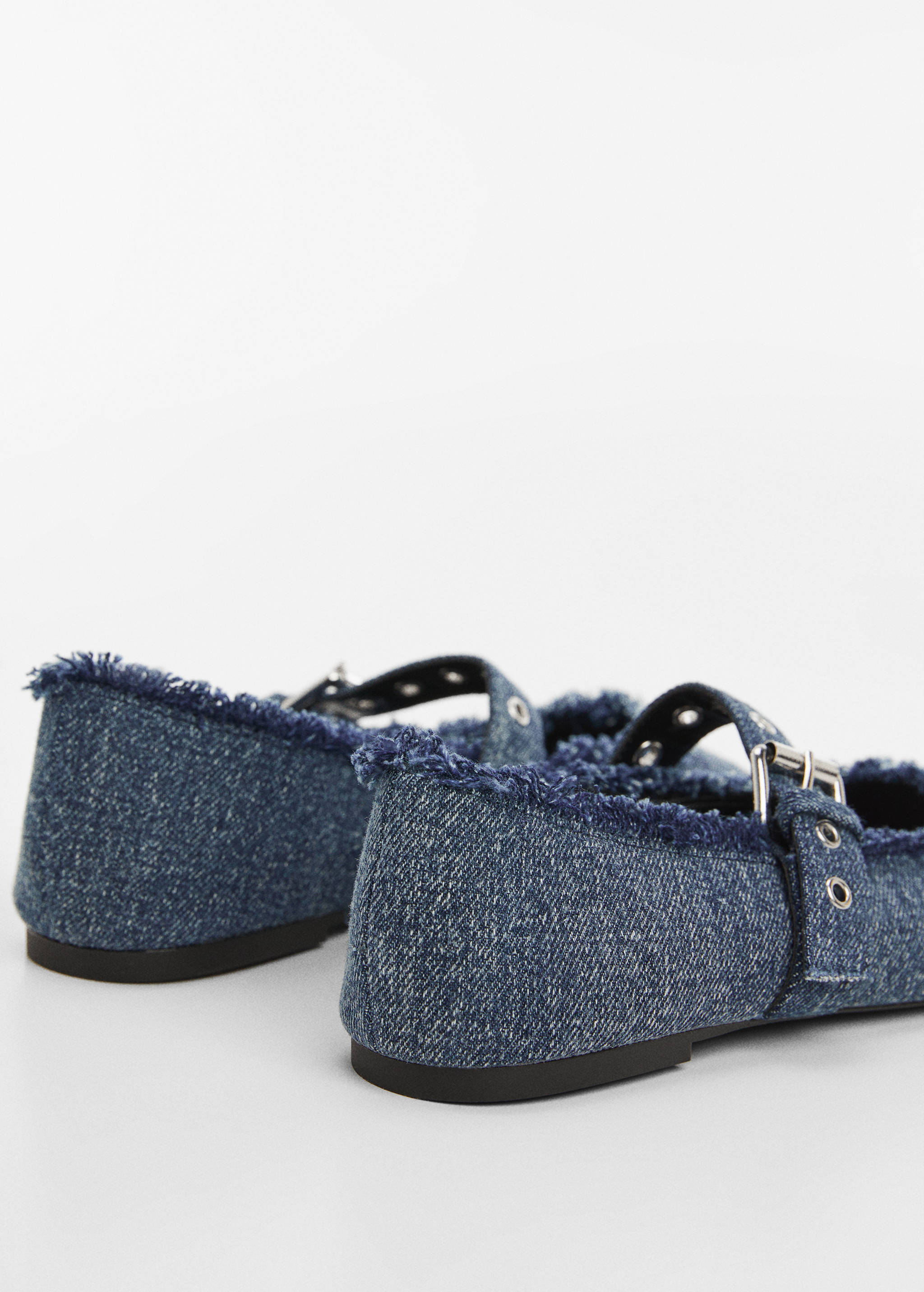 Denim ballerinas - Details of the article 1