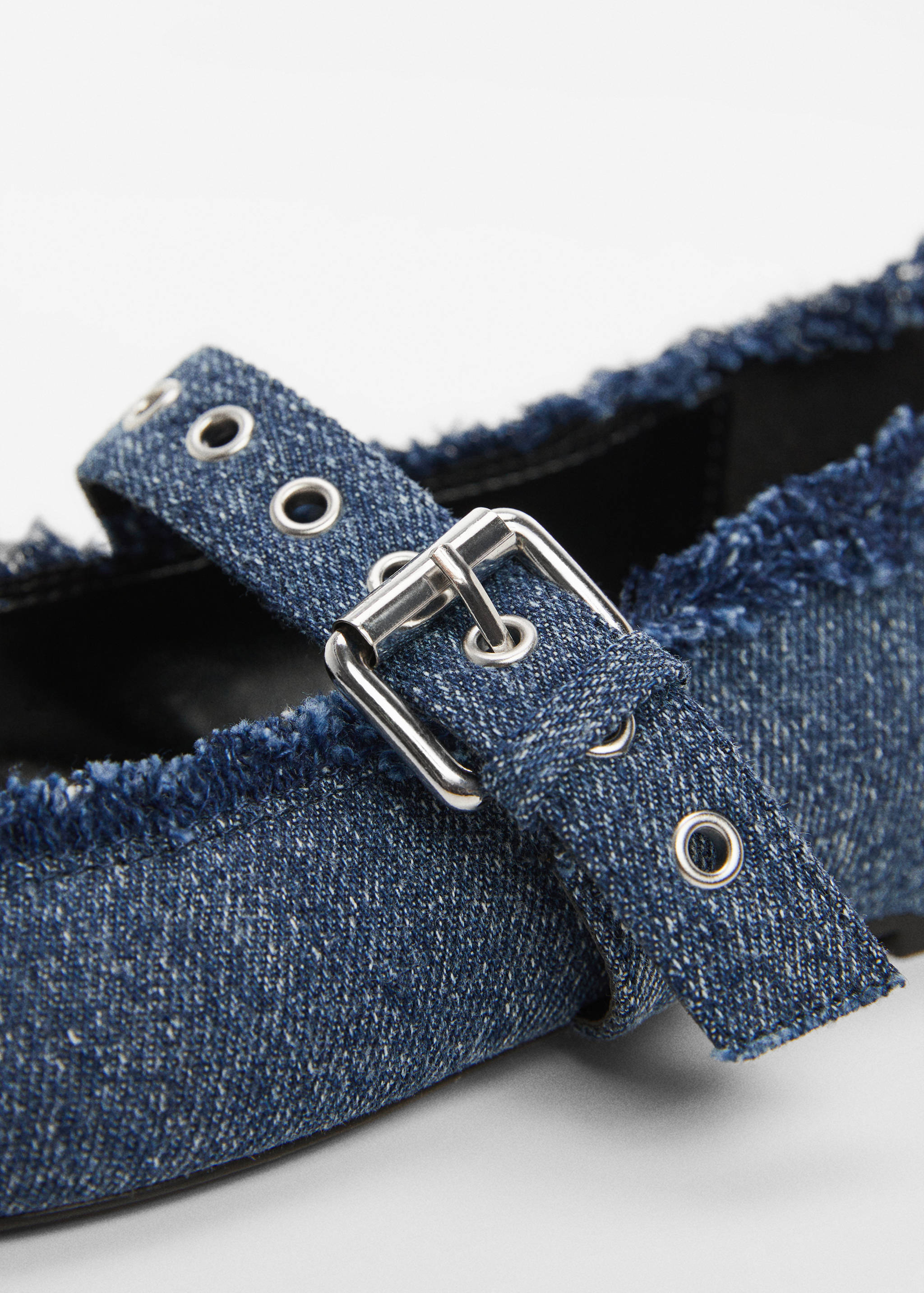 Denim ballerinas - Details of the article 2