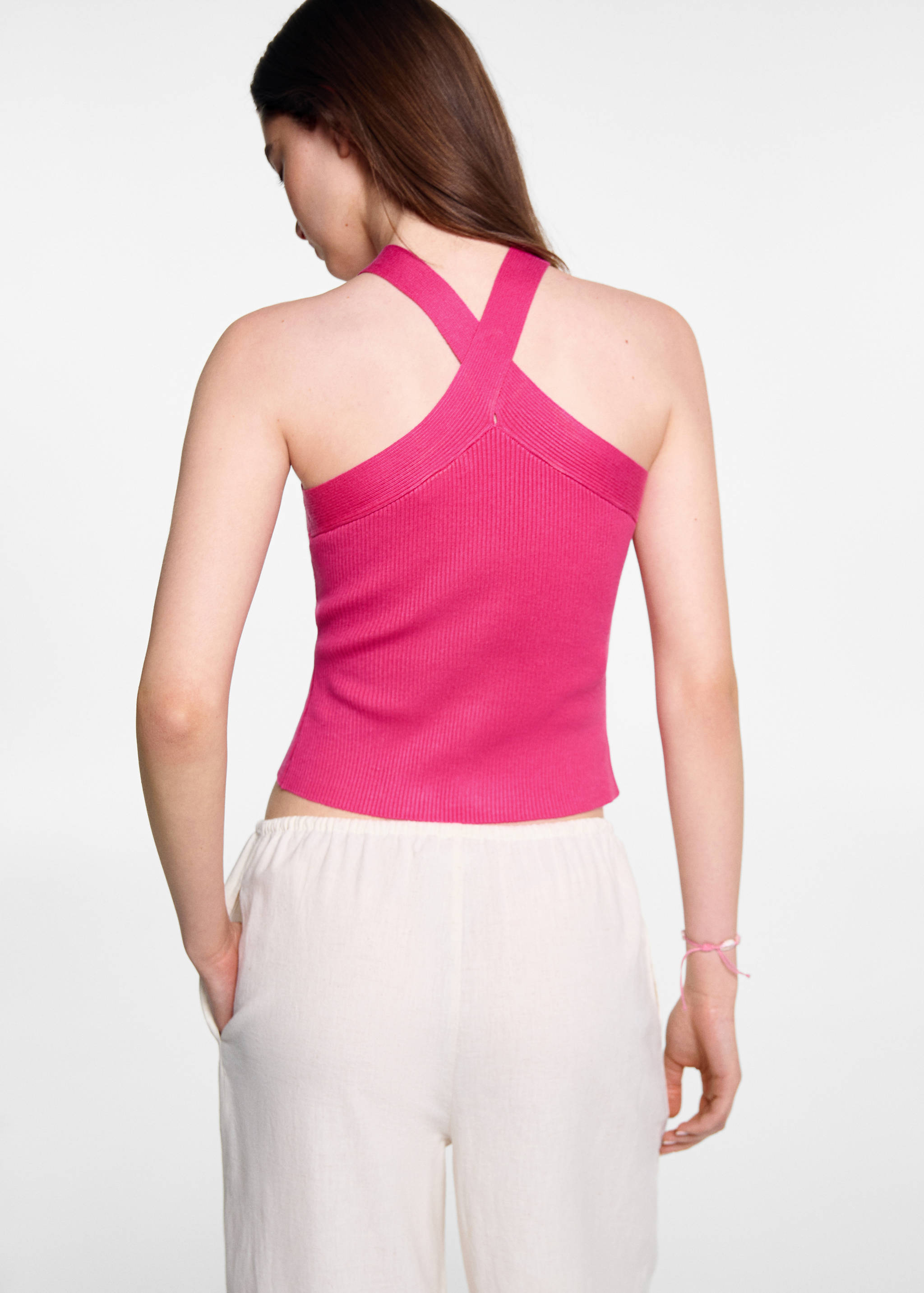 Top maille croisé - Verso de l’article