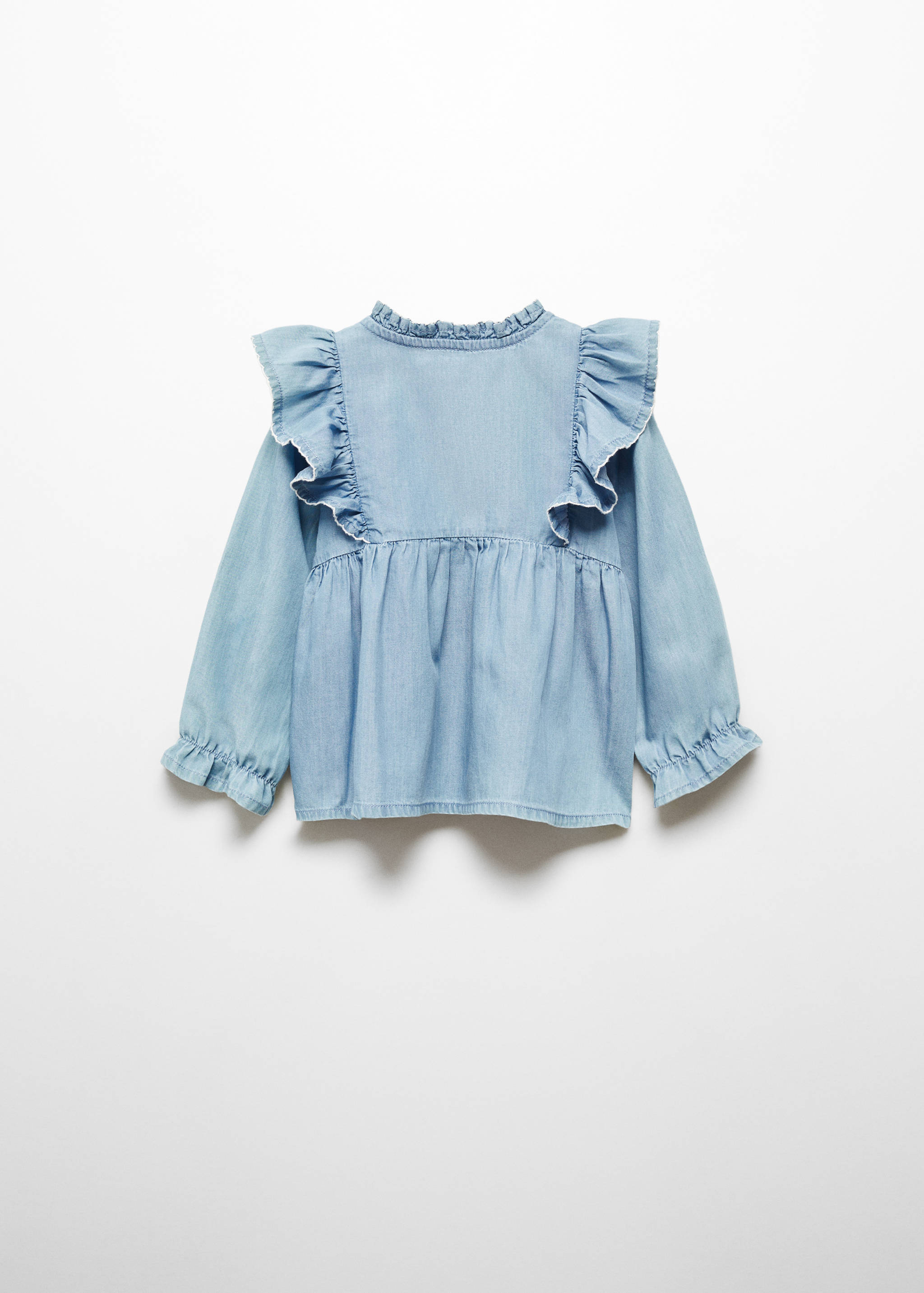 Camisa denim volantes - Reverso del artículo