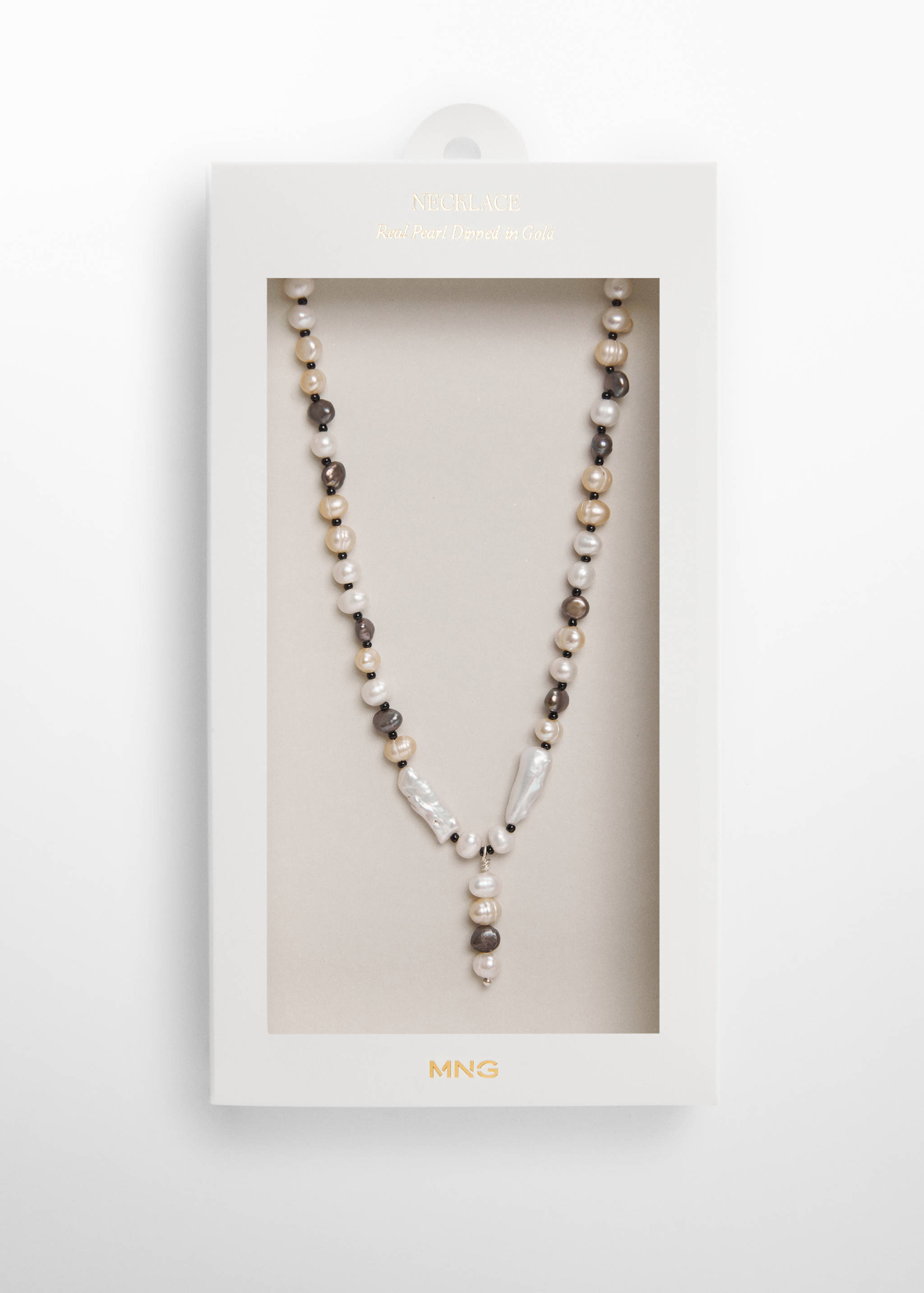 Combined natural pearl necklace - Details of the article 7