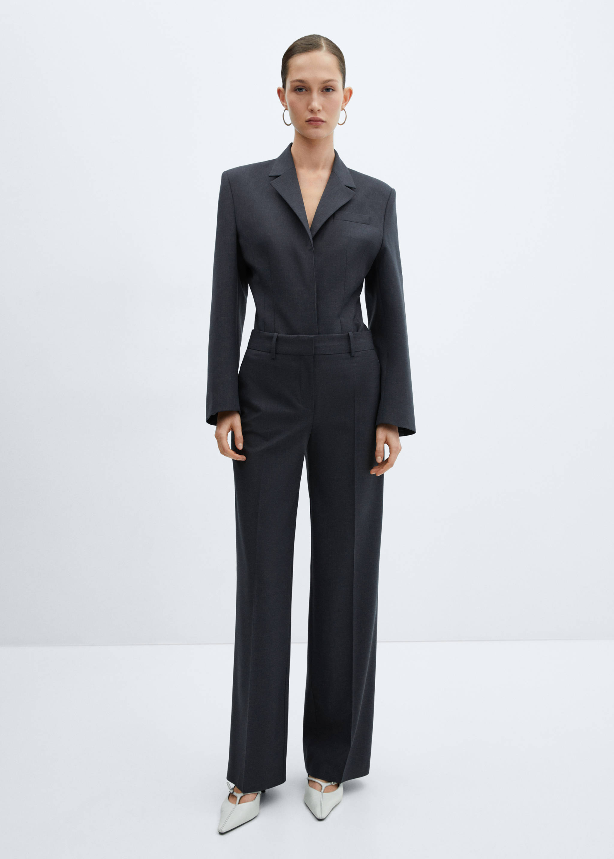 Шерстяные костюмные брюки - Общий план