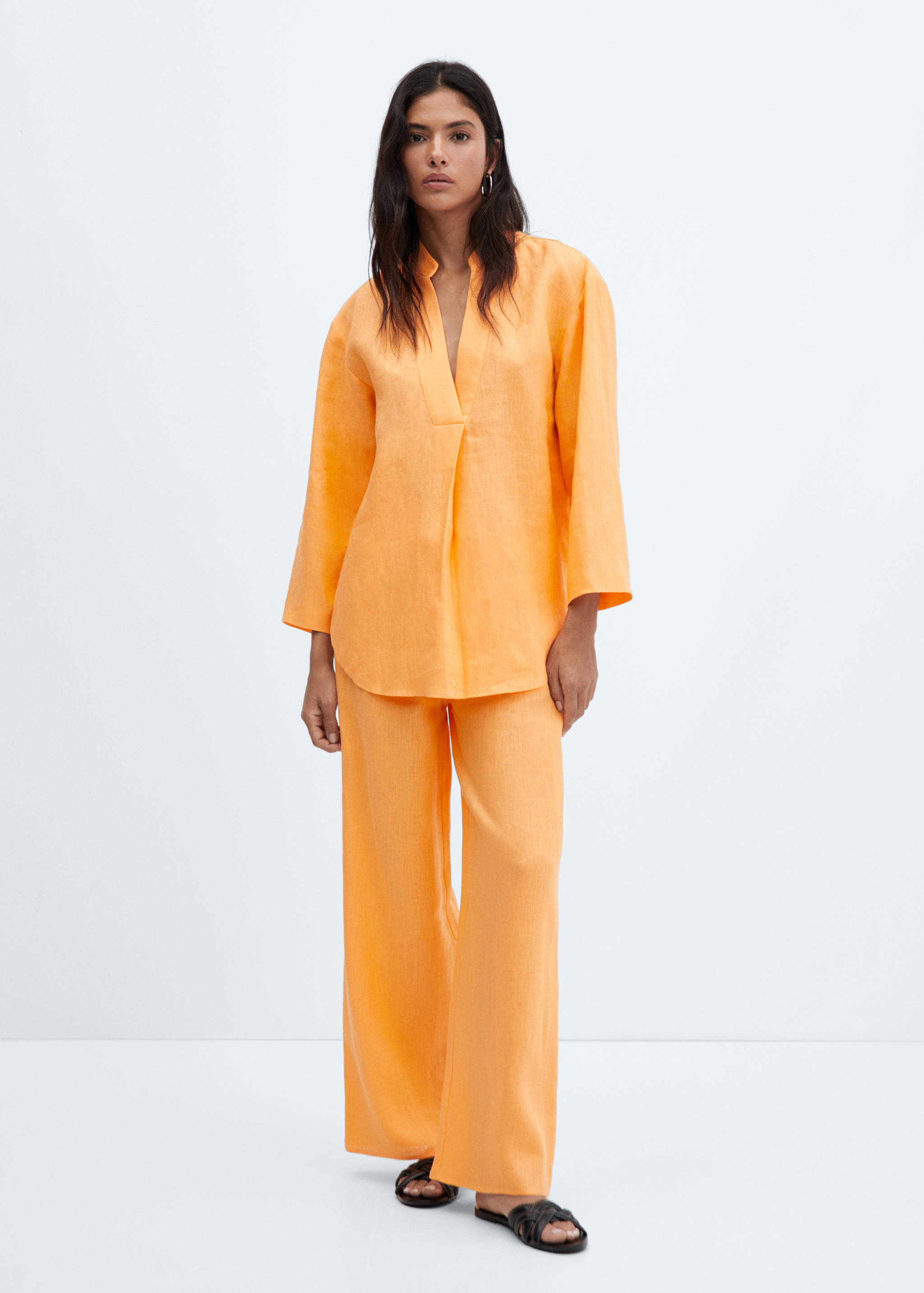 Blouse 100 % lin - Plan général