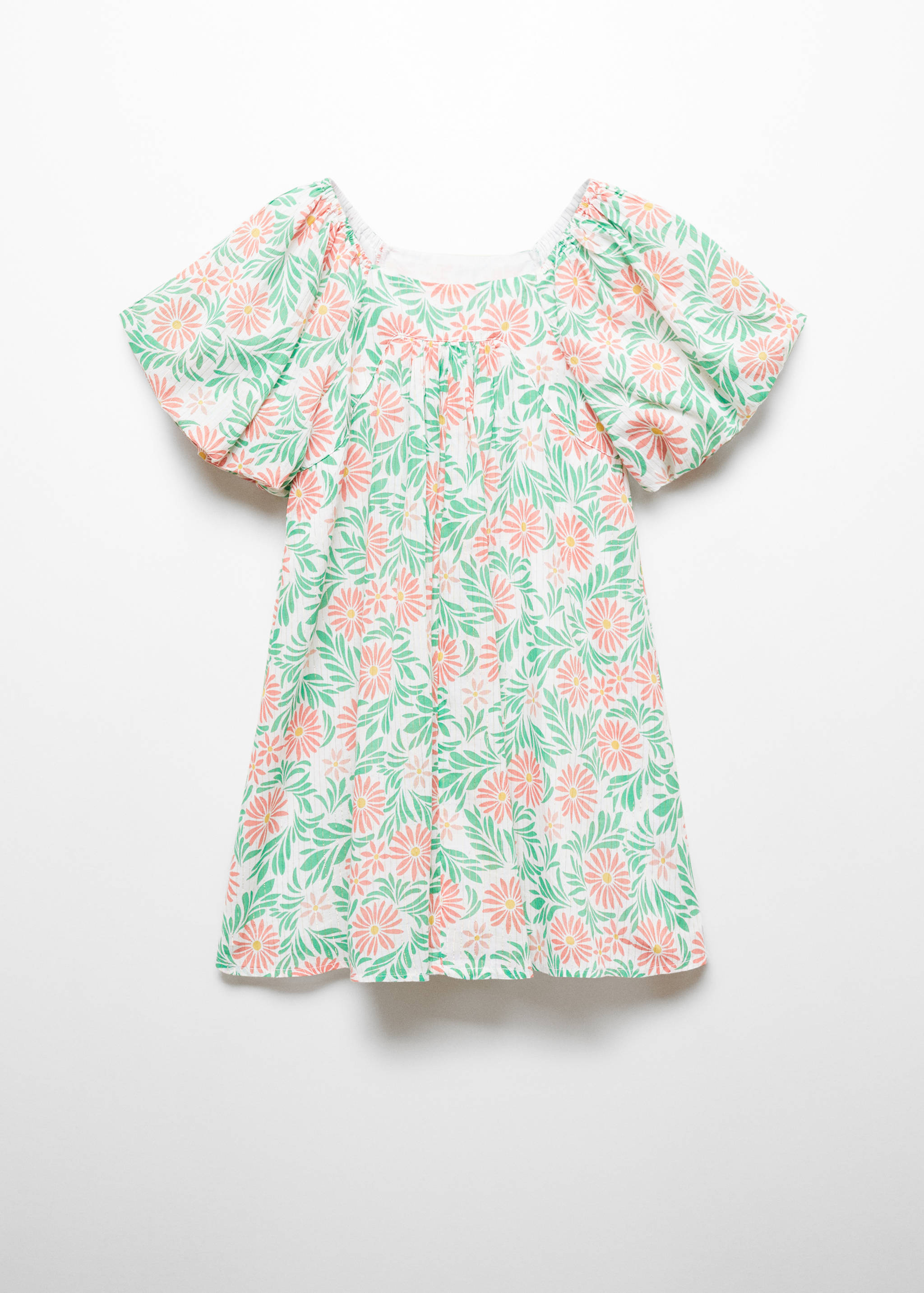 Printed cotton dress - Reverse of the article