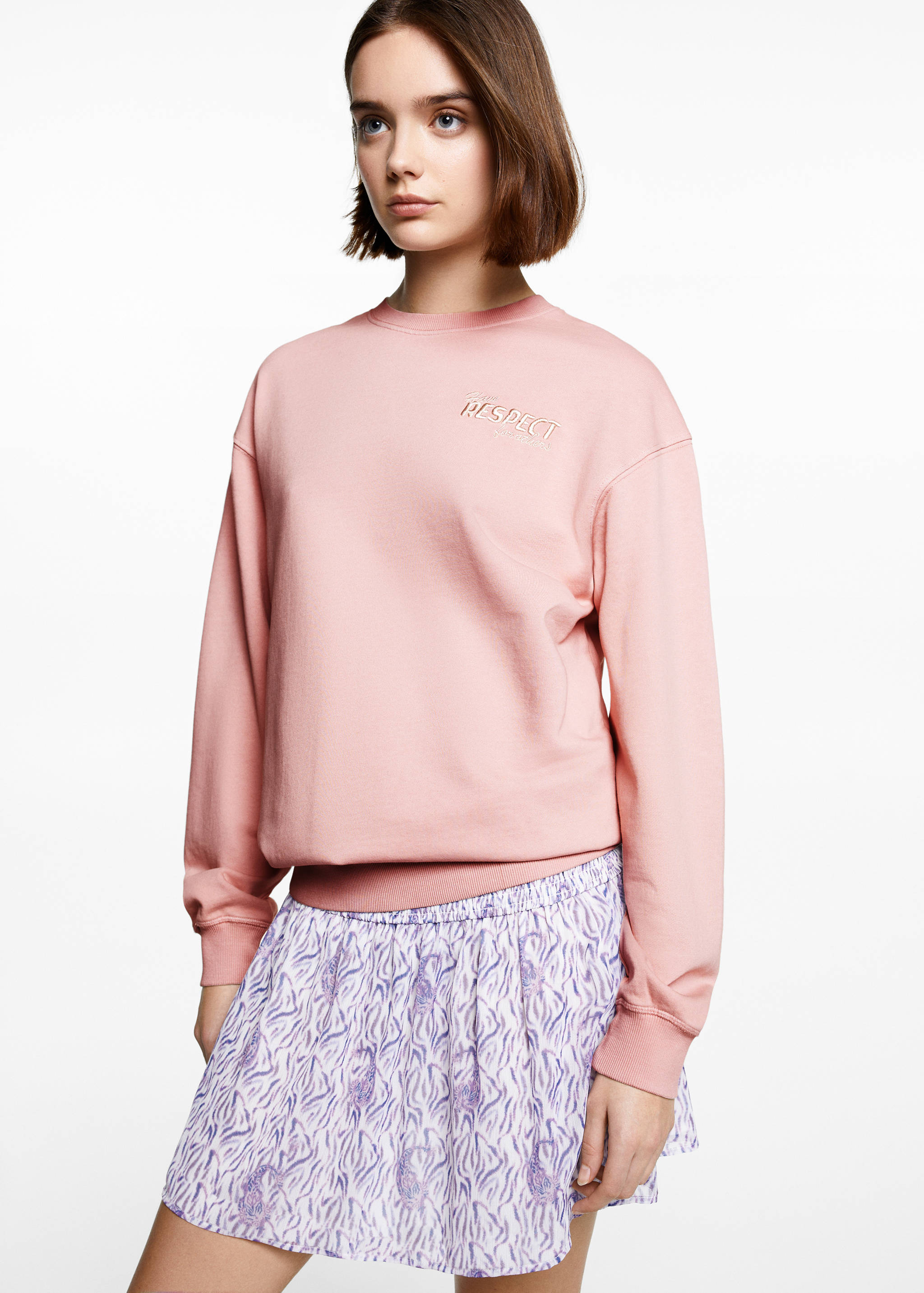 Unisex message sweatshirt - Medium plane