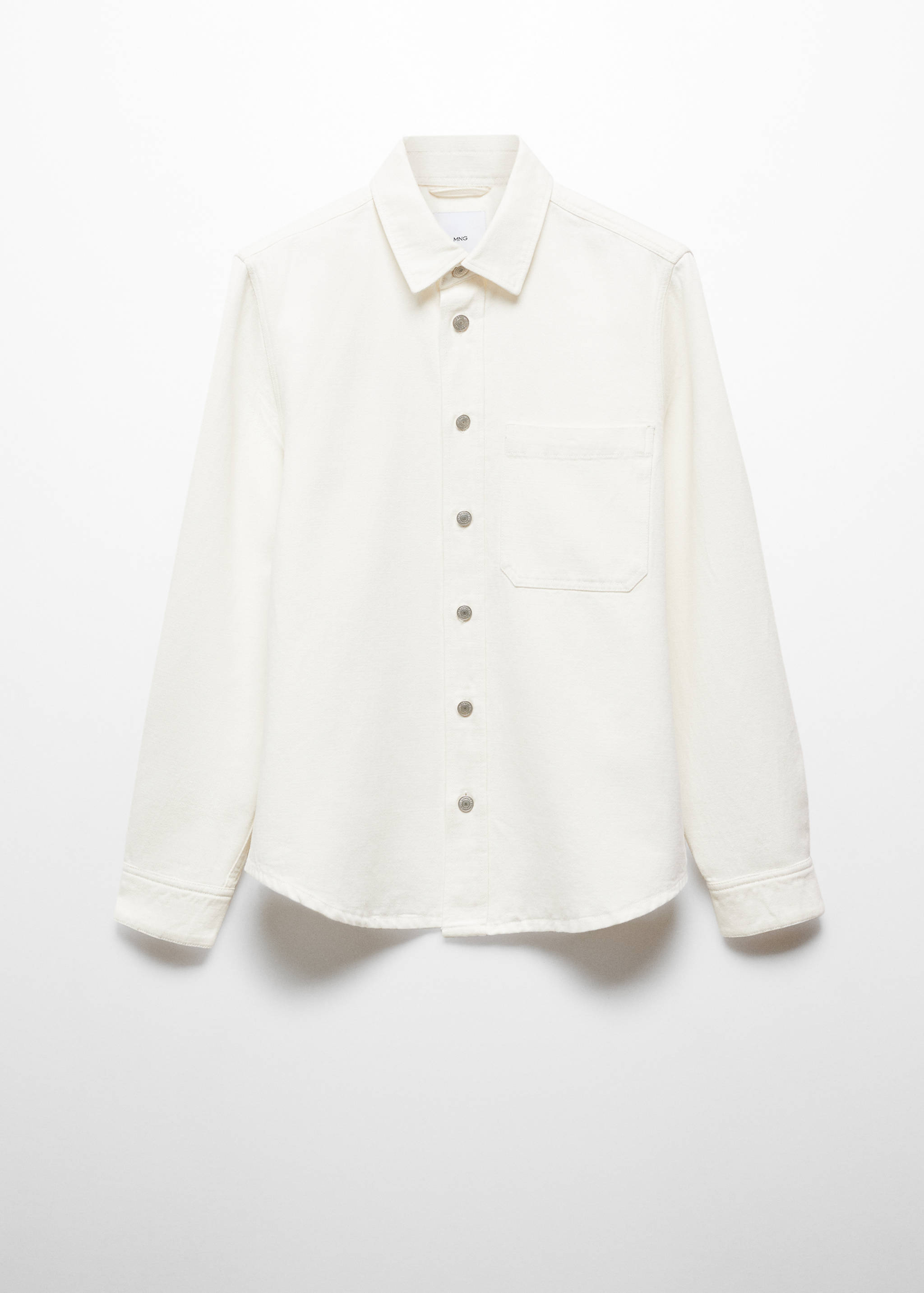 Surchemise regular-fit coton et lin - Article sans modèle