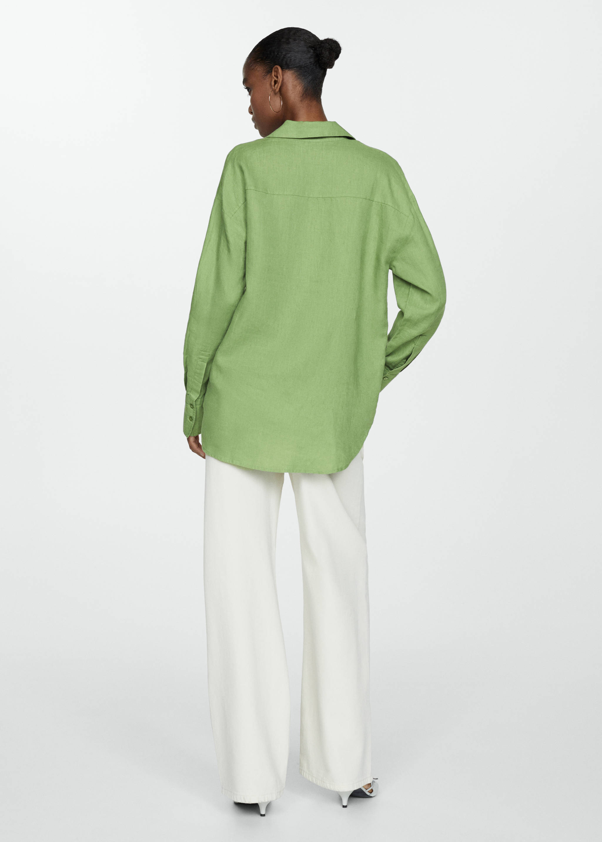 Chemise 100 % lin - Verso de l’article