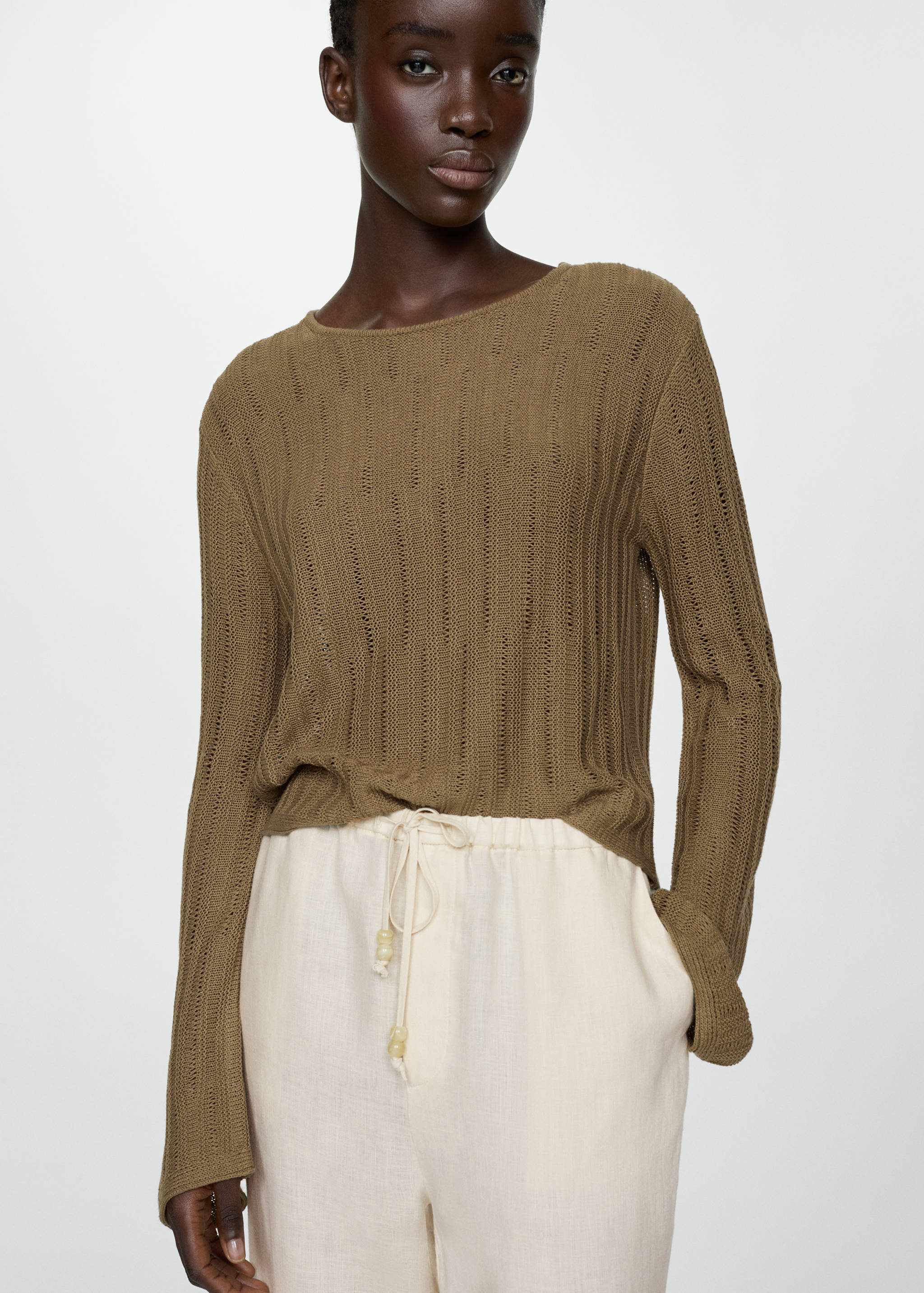 Брюки 100% лен - Деталь изделия 1