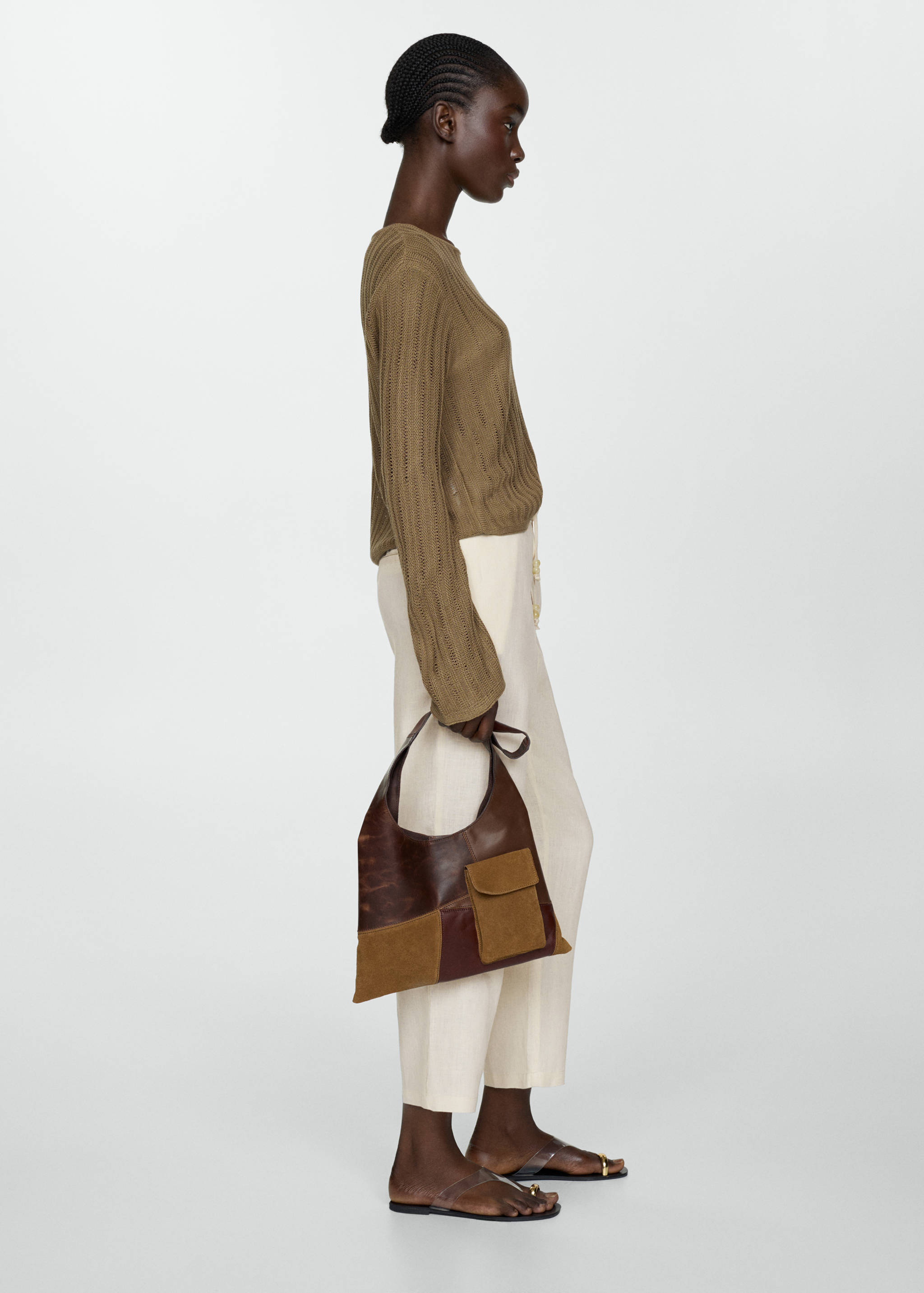 Брюки 100% лен - Деталь изделия 2