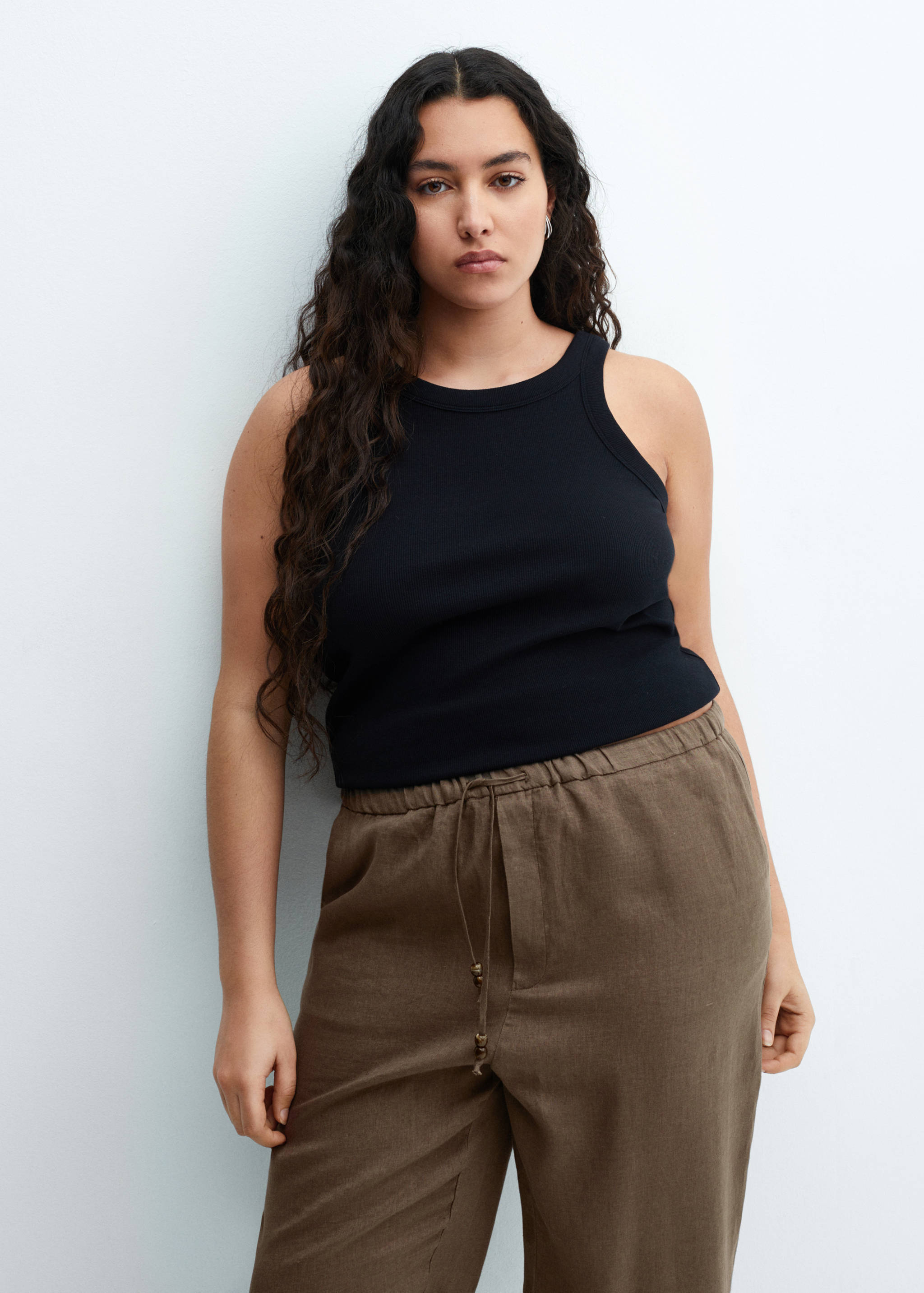 Брюки 100% лен - Деталь изделия 5