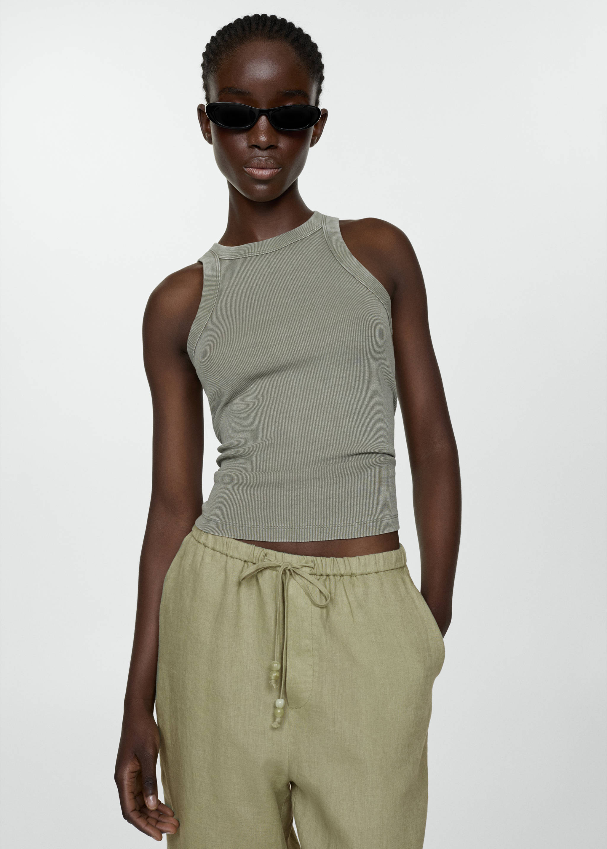 Брюки 100% лен - Деталь изделия 1