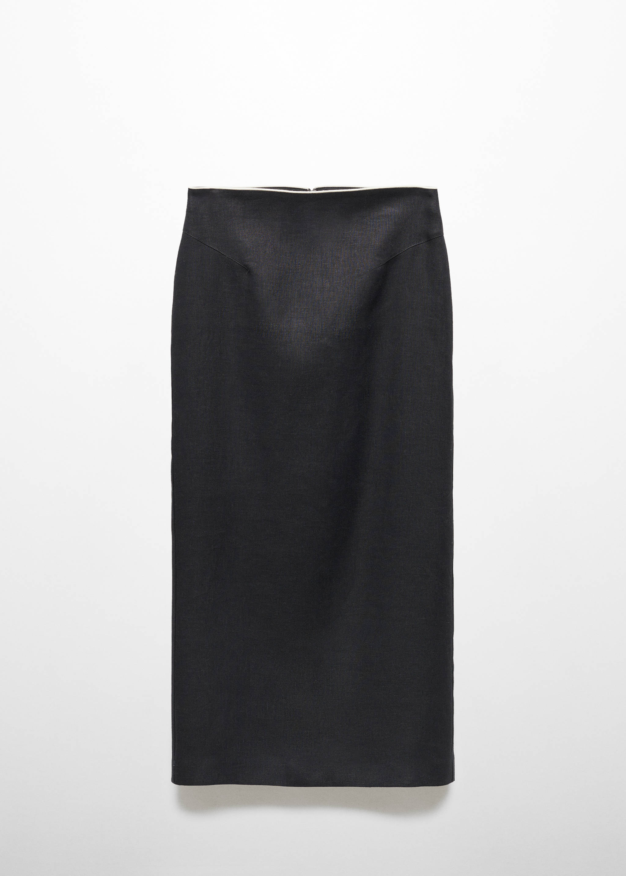 Linen skirt with slit - Article without model