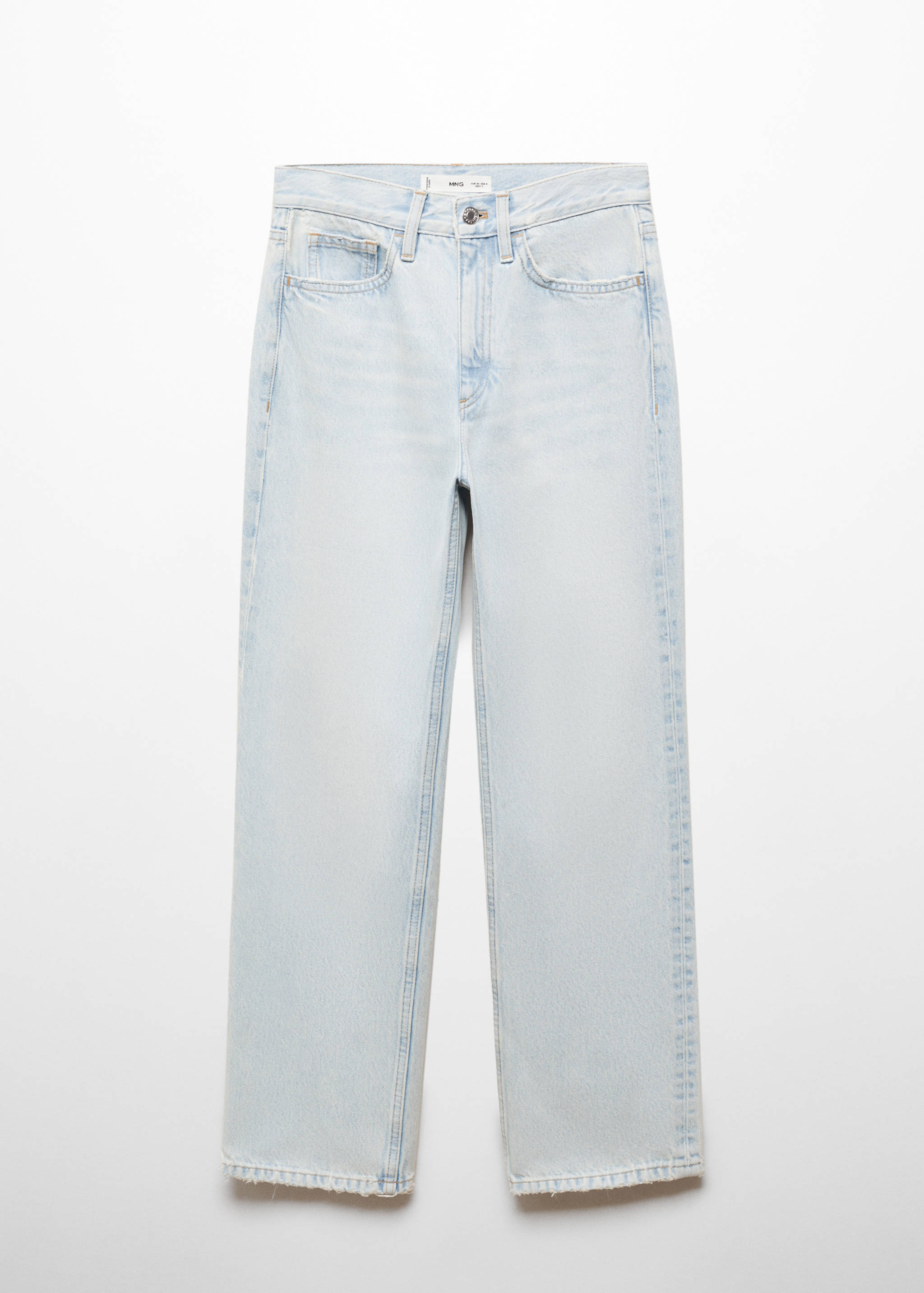 Mid-rise straight jeans - Article without model