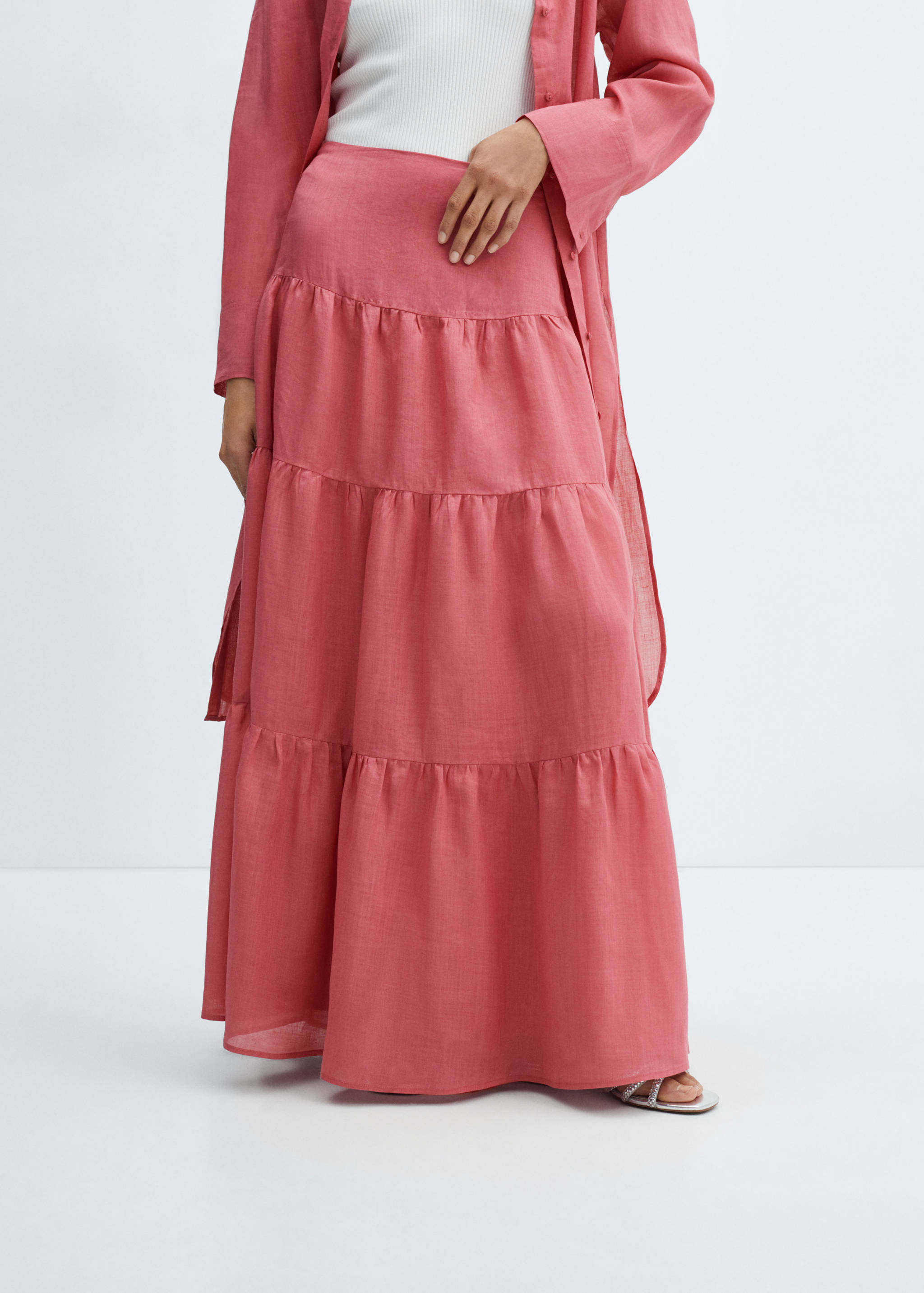 Φούστα μάξι ραμί - Μεσαίο πλάνο