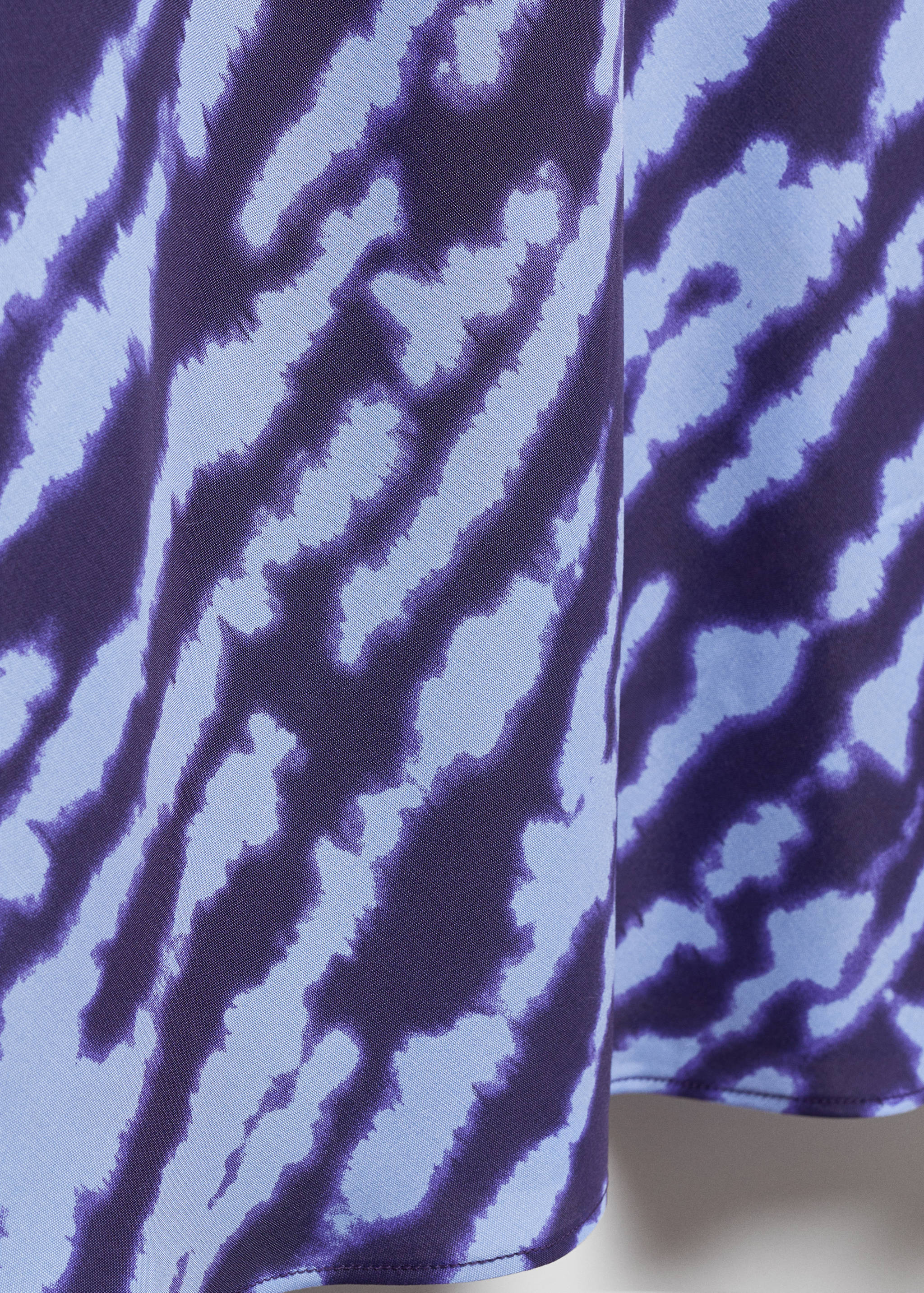 Printed satin skirt - Details of the article 8