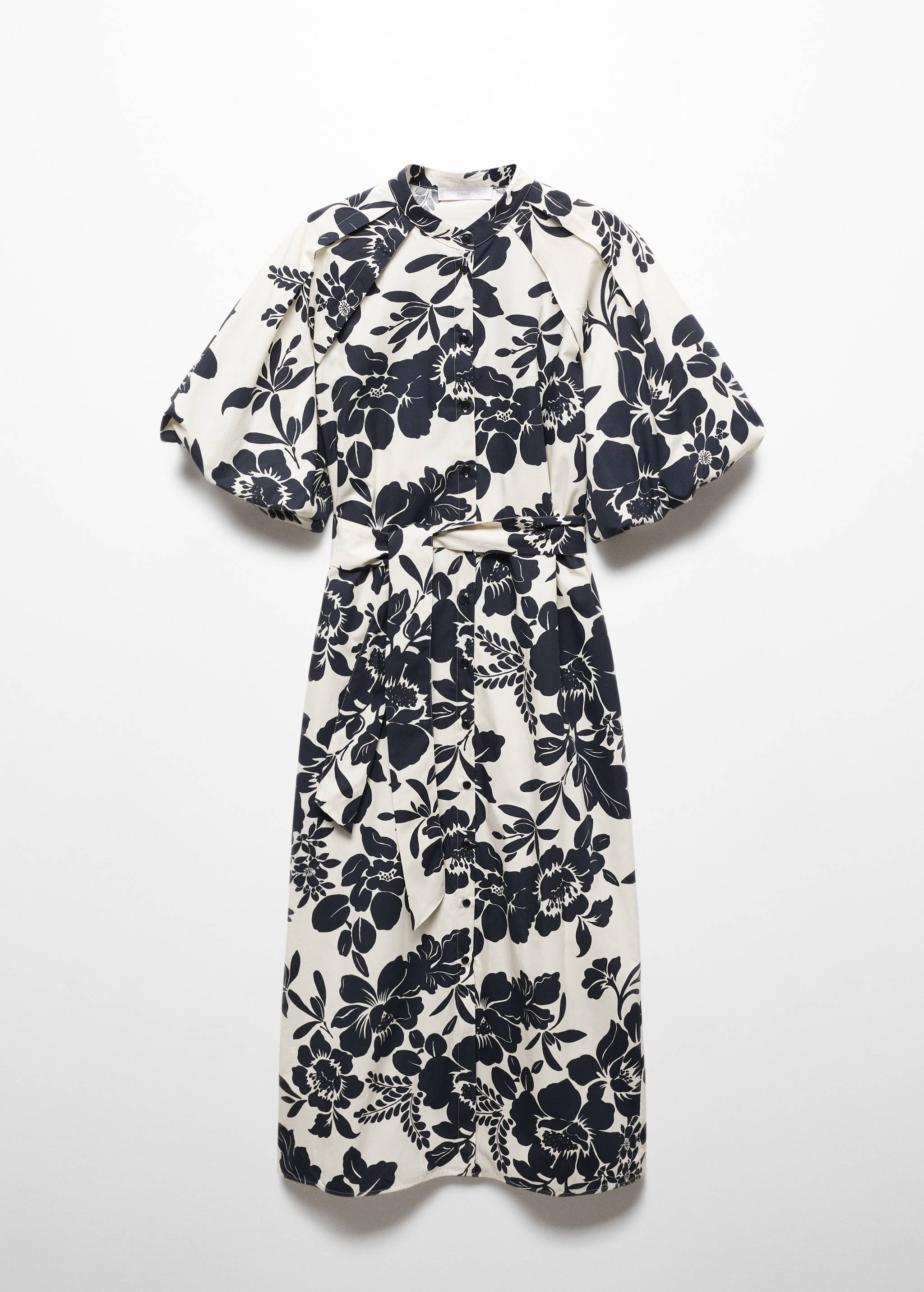 Vestido manga abullonada floral - Artículo sin modelo