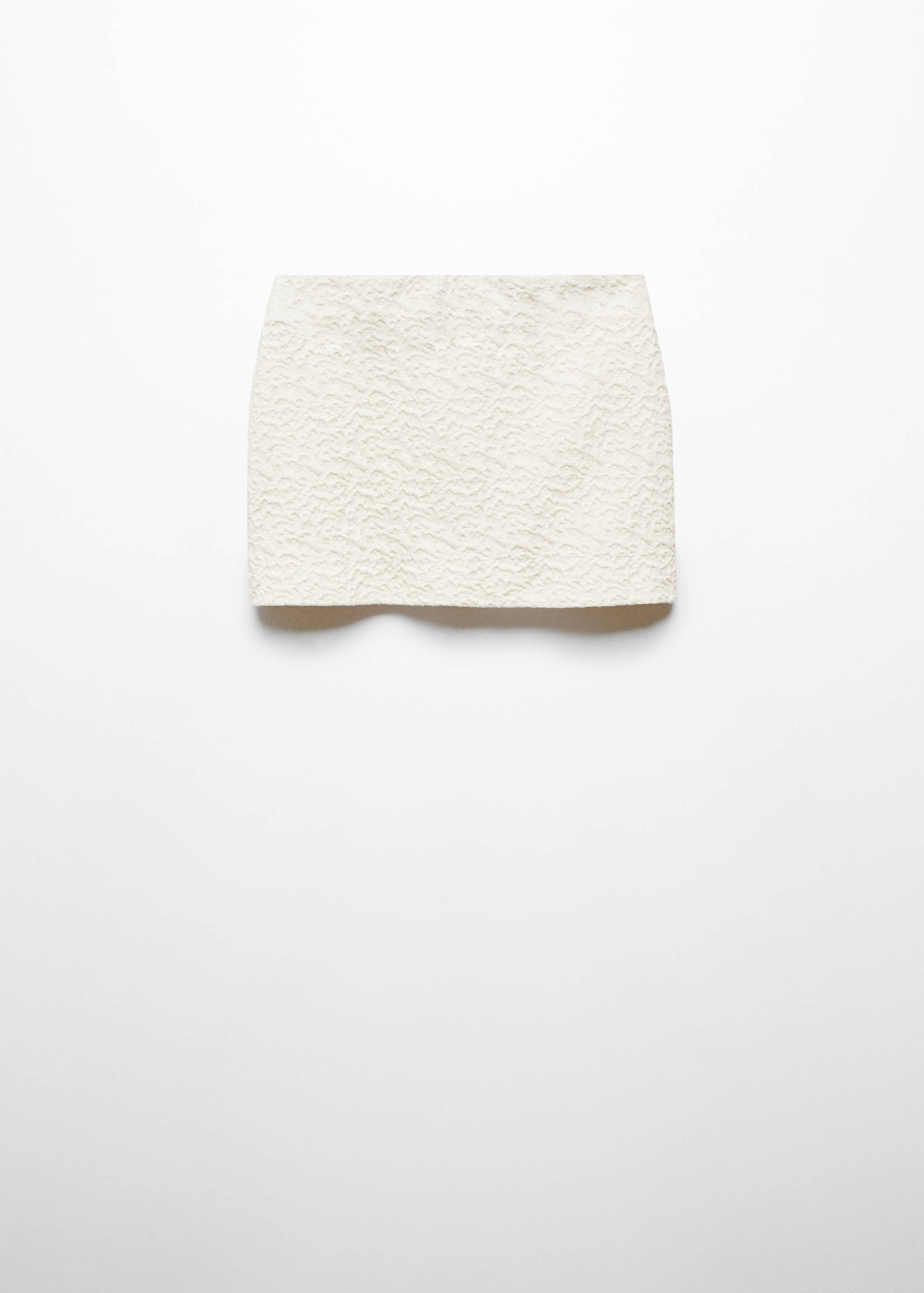 Textured cotton skirt - Товар без моделі